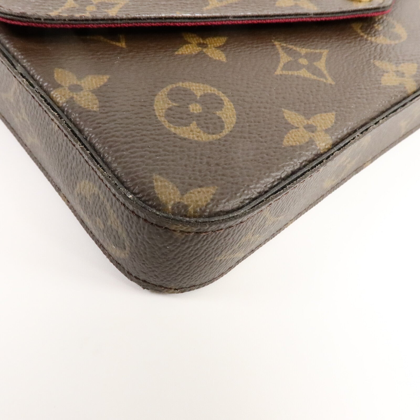 LOUIS VUITTON Monogram Pochette Felicie鏈帶肩背袋