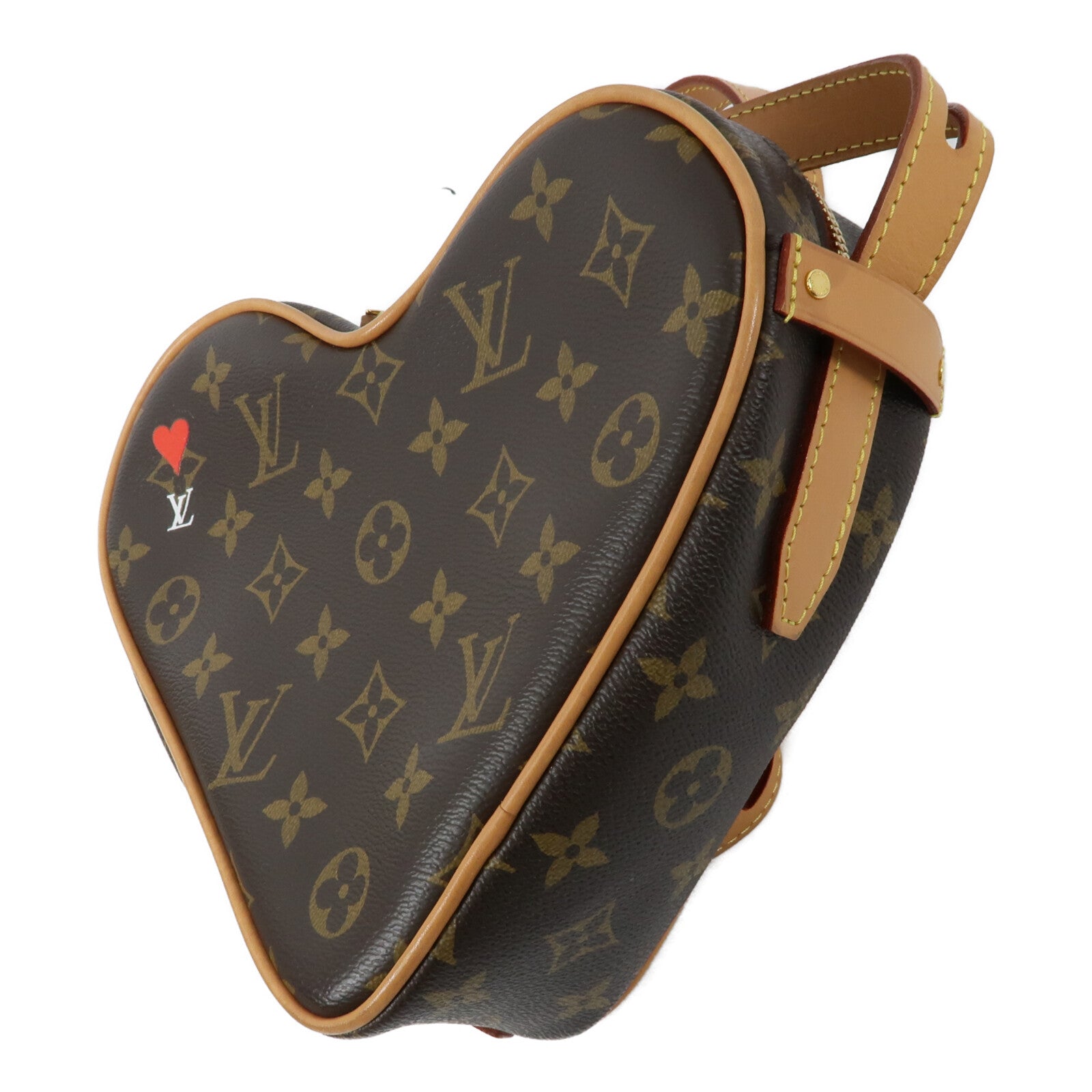 LOUIS VUITTON Monogram Game On Coeur肩背袋