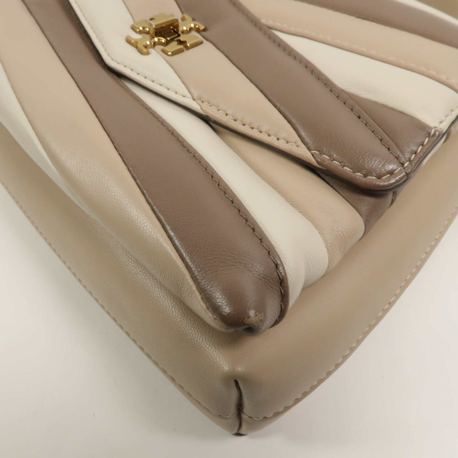 Tory Burch 羊皮皮革Kira Chevron Colorblock手挽肩背兩用袋