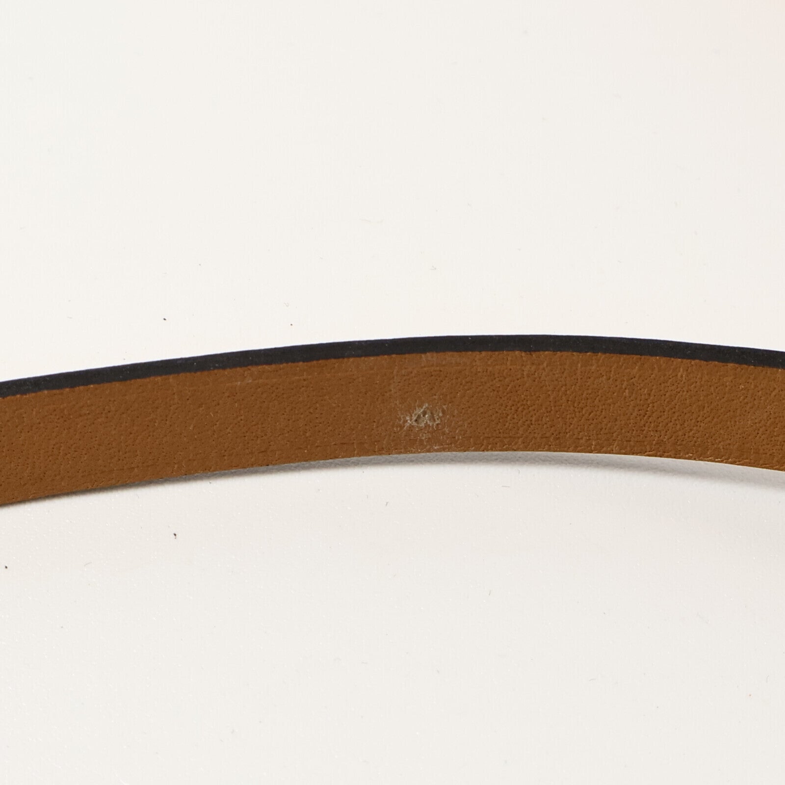 HERMES Swift皮革Behapi Triple Tour Bracelet金扣手鏈Jaune d'Or/Gold