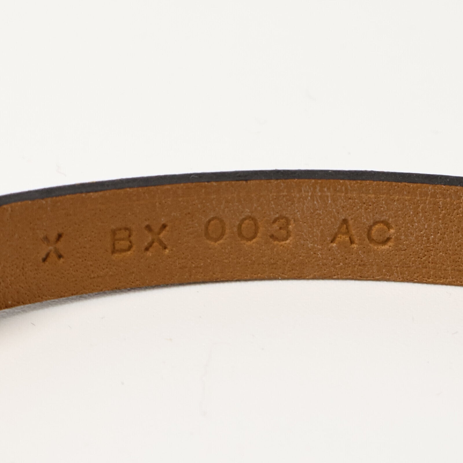 HERMES Swift皮革Behapi Triple Tour Bracelet金扣手鏈Jaune d'Or/Gold