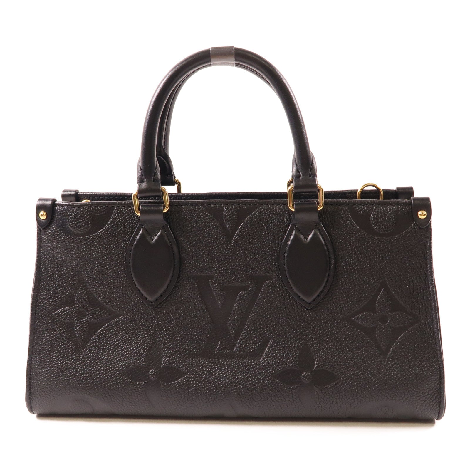 LOUIS VUITTON Monogram Empreinte OnTheGo East West金扣手挽肩背兩用袋黑色
