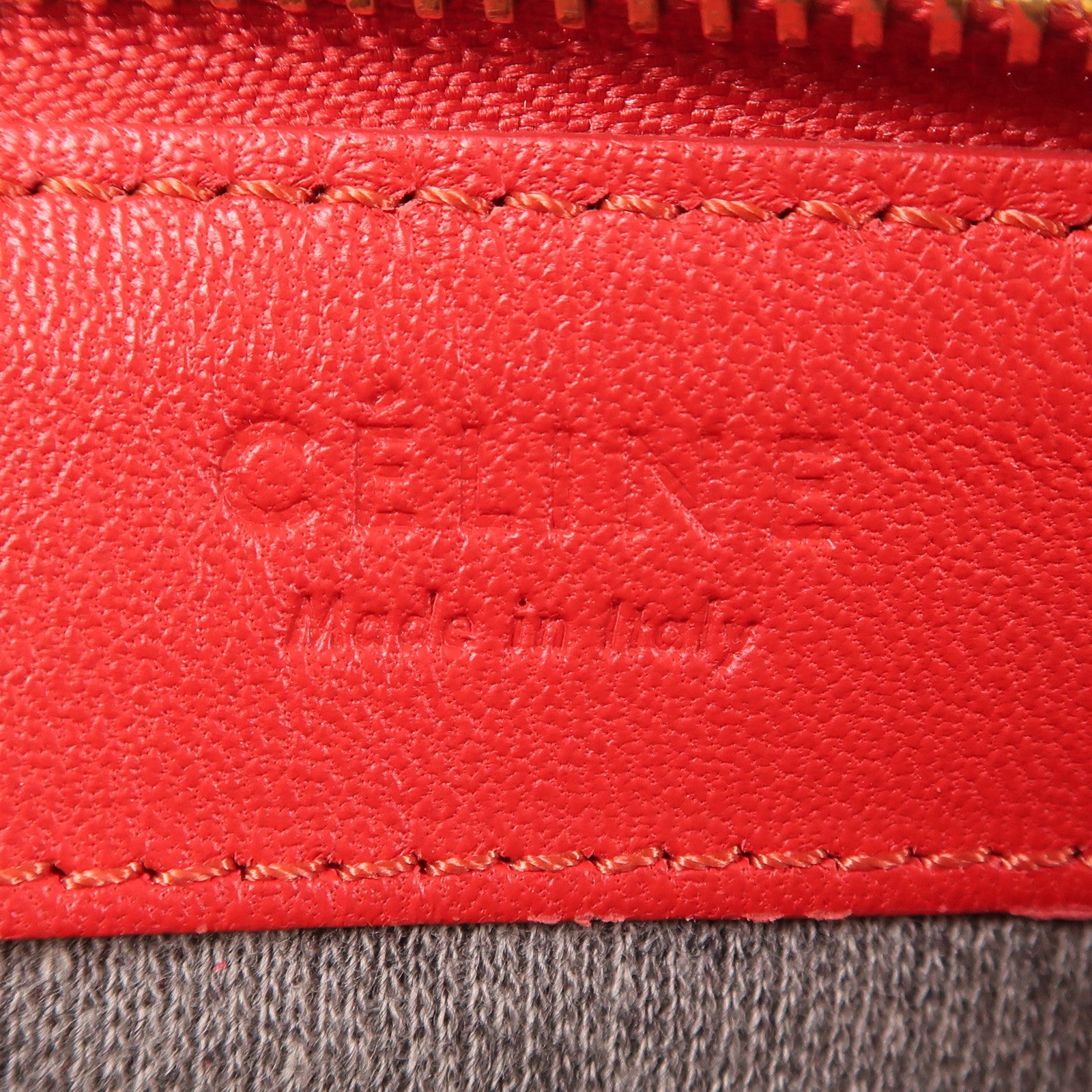 CELINE 【激減優惠】羊皮皮革Trio金扣肩背袋