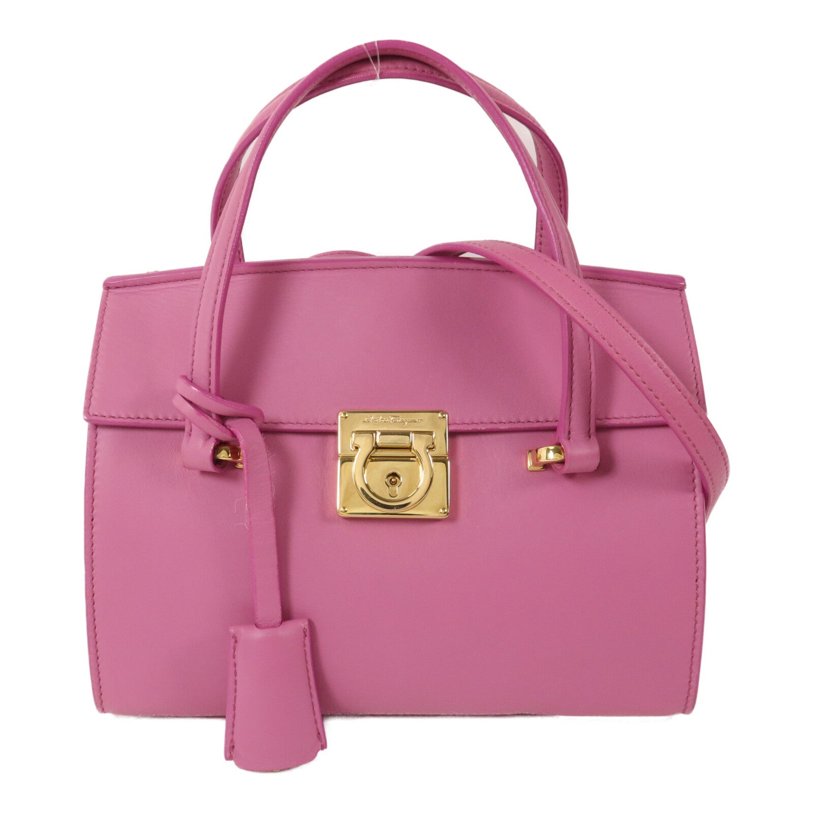 Salvatore Ferragamo 牛皮皮革Shoulder Bag手挽肩背兩用袋