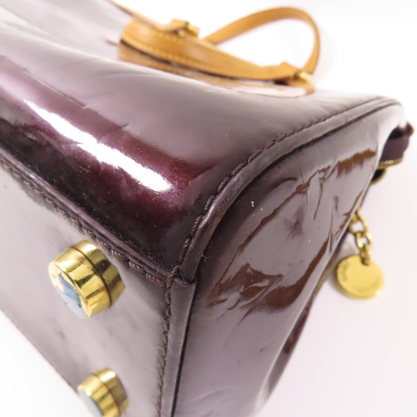 LOUIS VUITTON Vernis Blair MM金扣手挽肩背兩用袋