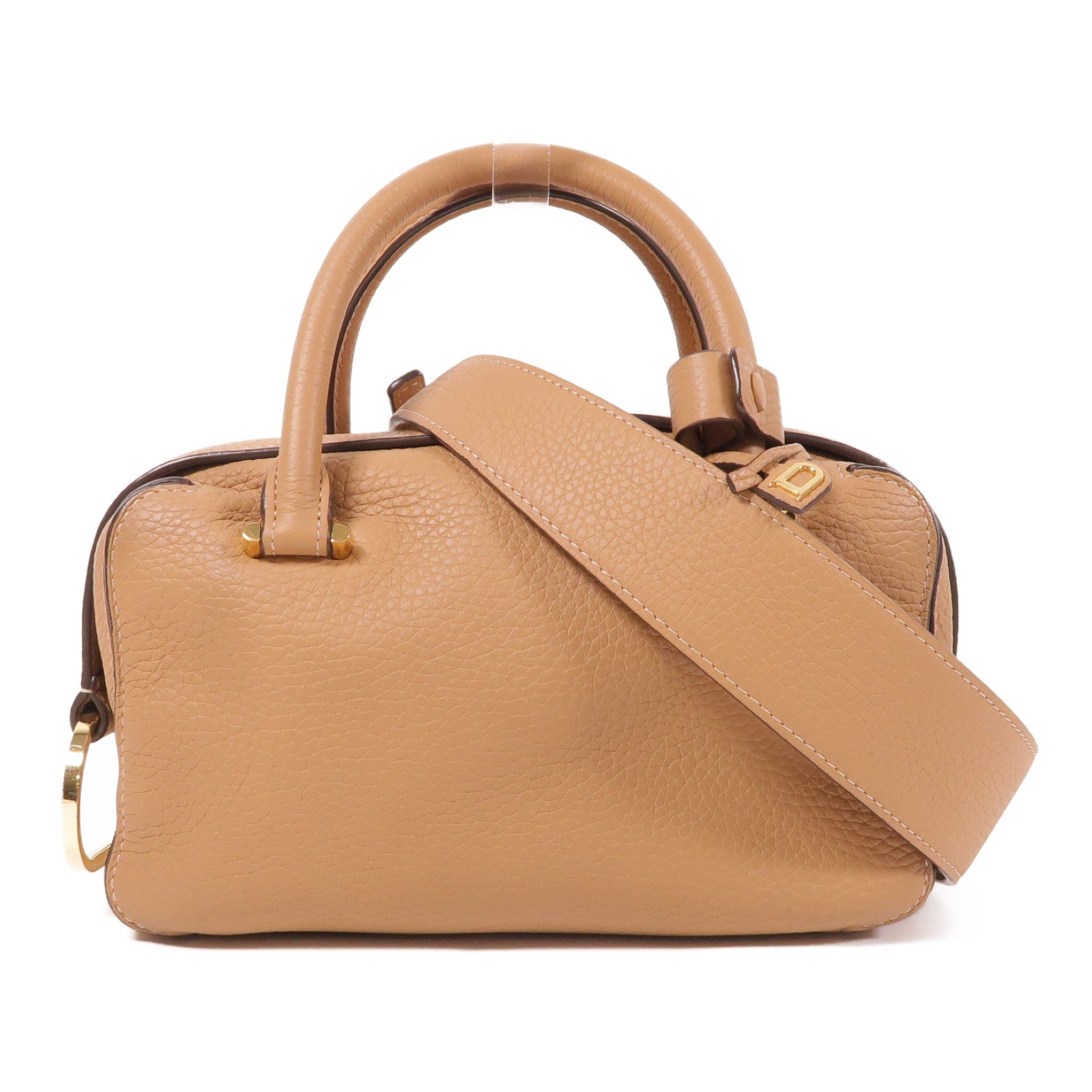 SELECTION 牛皮皮革Delvaux Cool Box Mini金扣手挽肩背兩用袋
