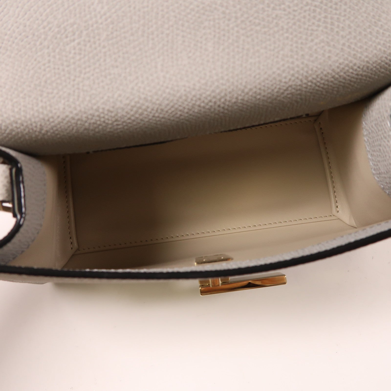 SELECTION 牛皮皮革Valextra Iside Top Handle Mini Bag金扣手挽肩背兩用袋