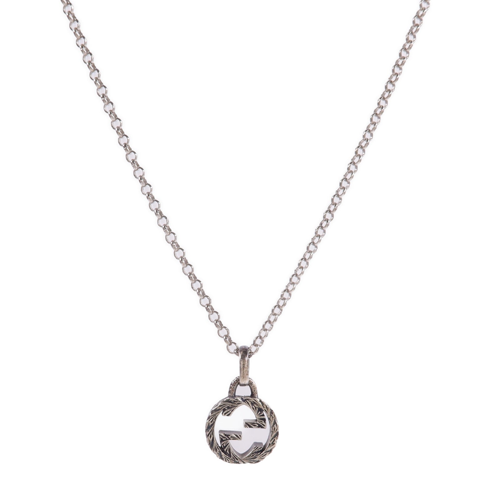 GUCCI 925純銀GG Necklace項鍊