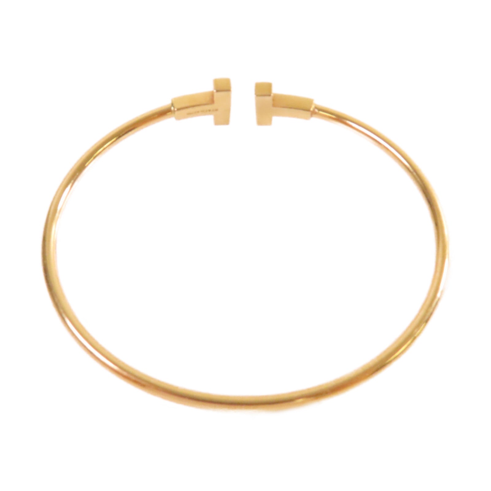 TIFFANY＆CO 18K黃金T Wire Bracelet手鐲