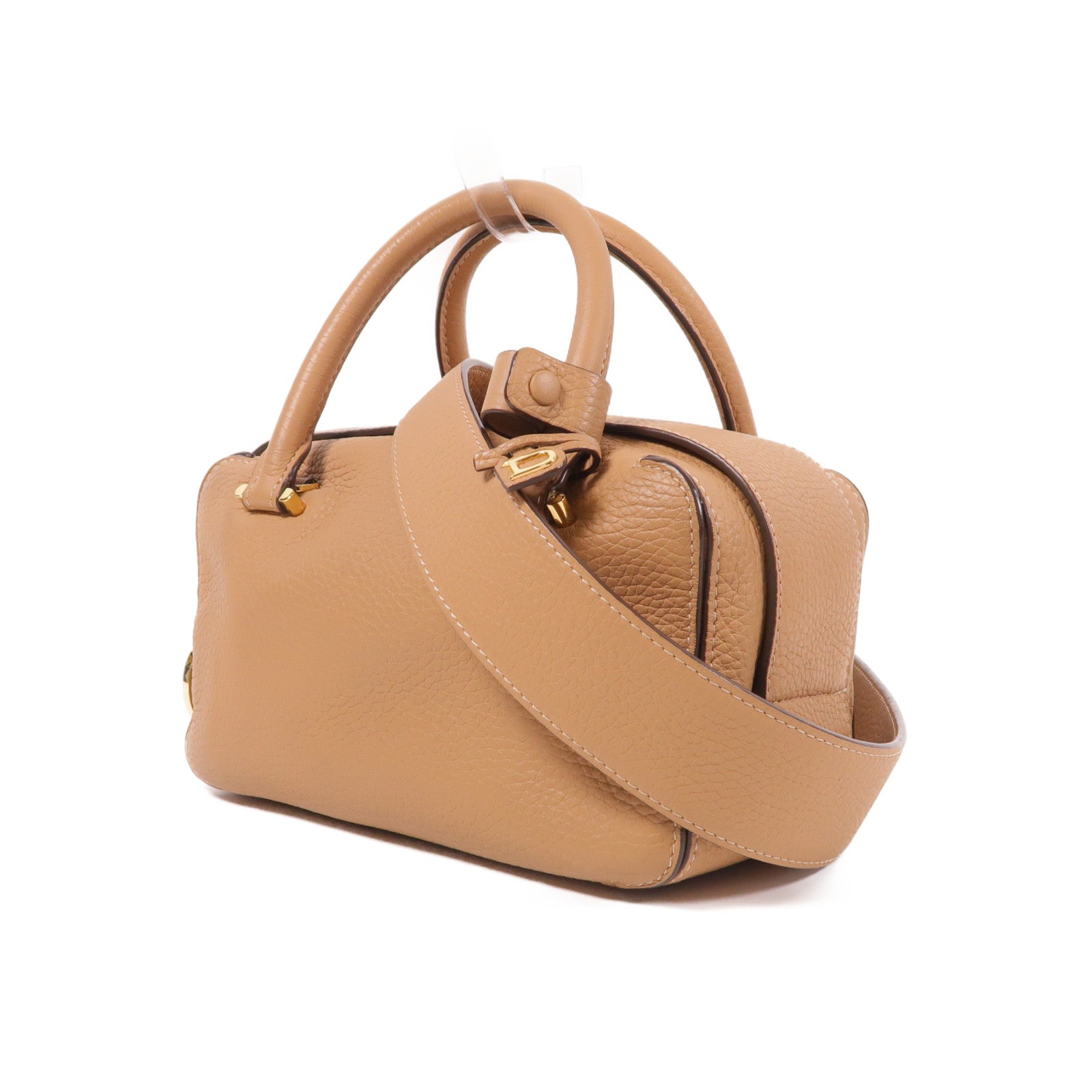 SELECTION 牛皮皮革Delvaux Cool Box Mini金扣手挽肩背兩用袋