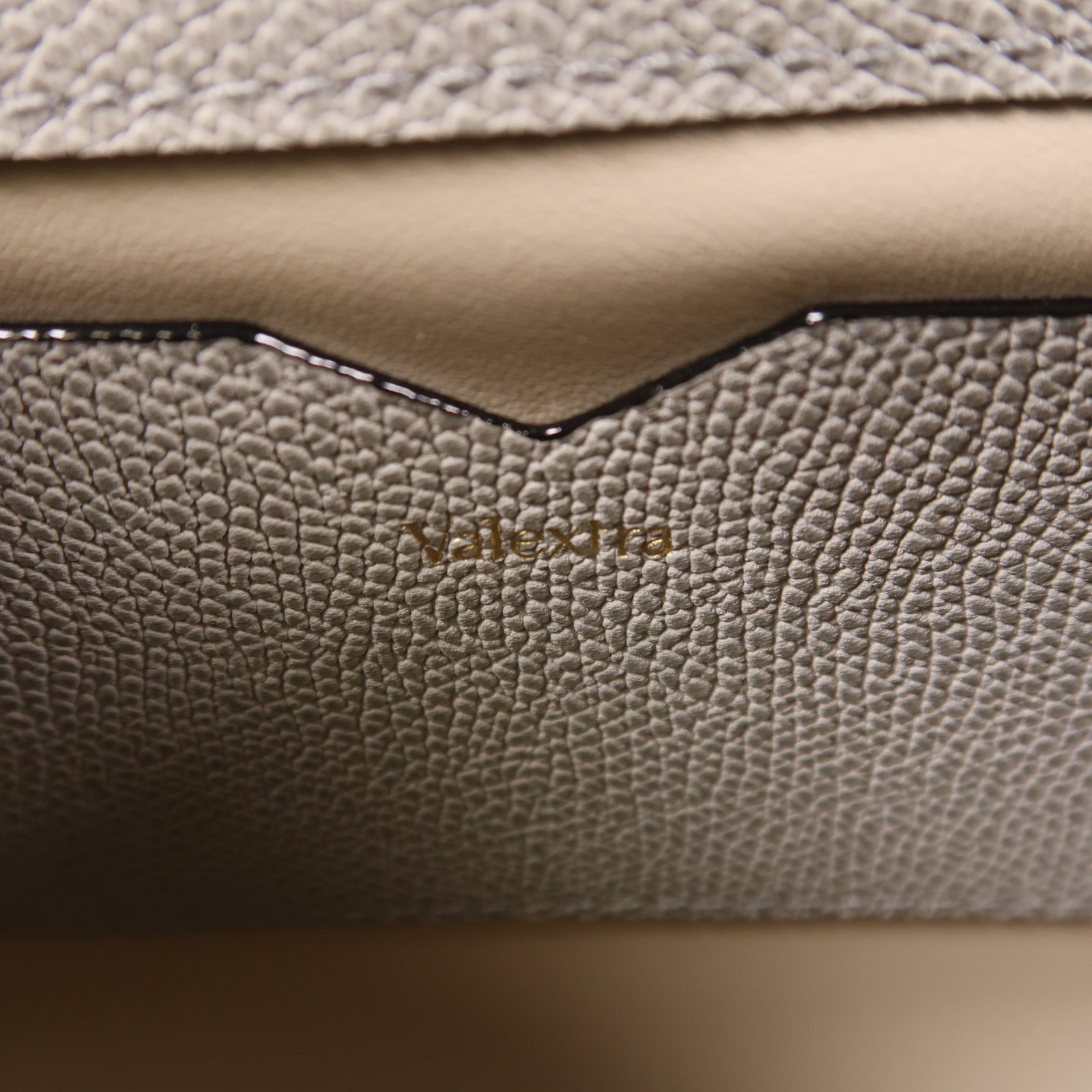 SELECTION 牛皮皮革Valextra Iside Top Handle Mini Bag金扣手挽肩背兩用袋