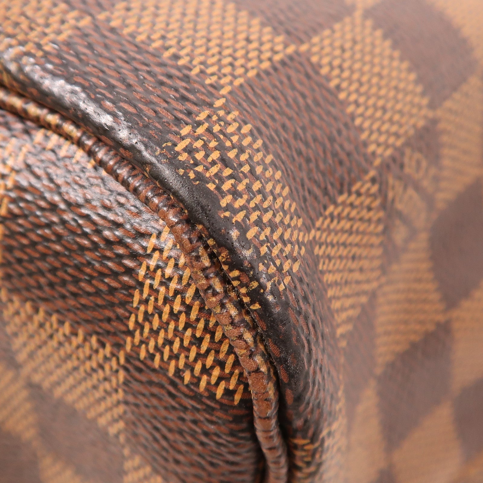 LOUIS VUITTON Damier Neverfull MM金扣手挽袋/肩背袋