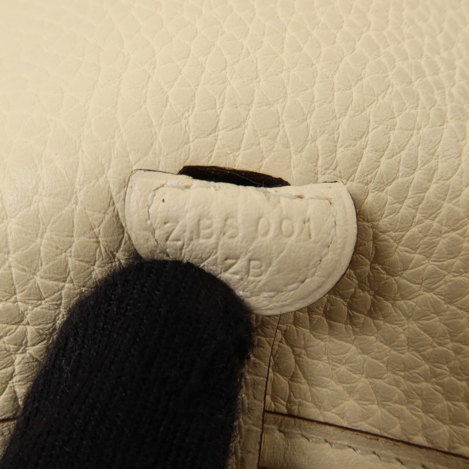 HERMES Clemence皮革Evelyne TPM肩背袋Nata/Blanc