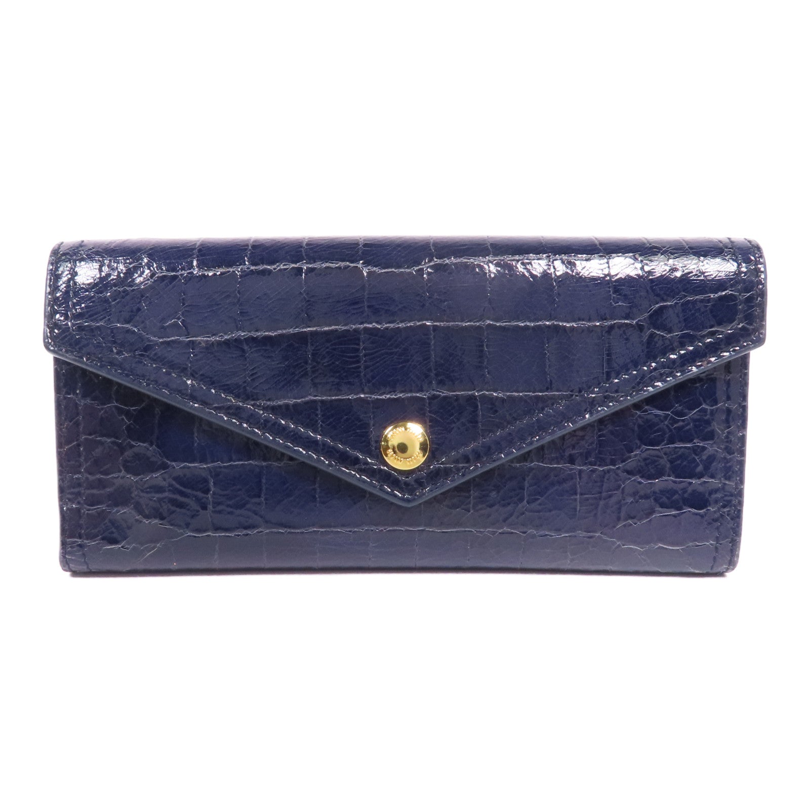 Miu Miu 皮革Long Wallet金扣長錢包