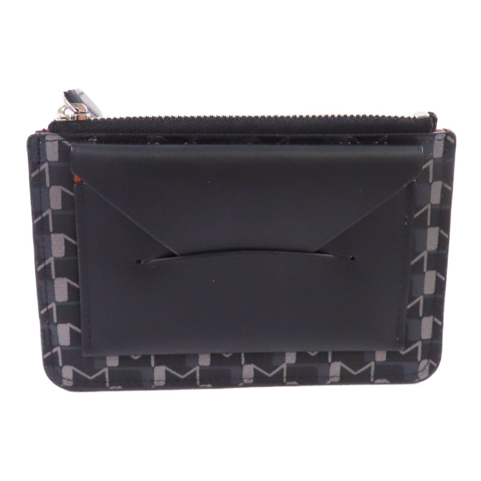 SELECTION 牛皮皮革Moynat Card Case銀扣卡套