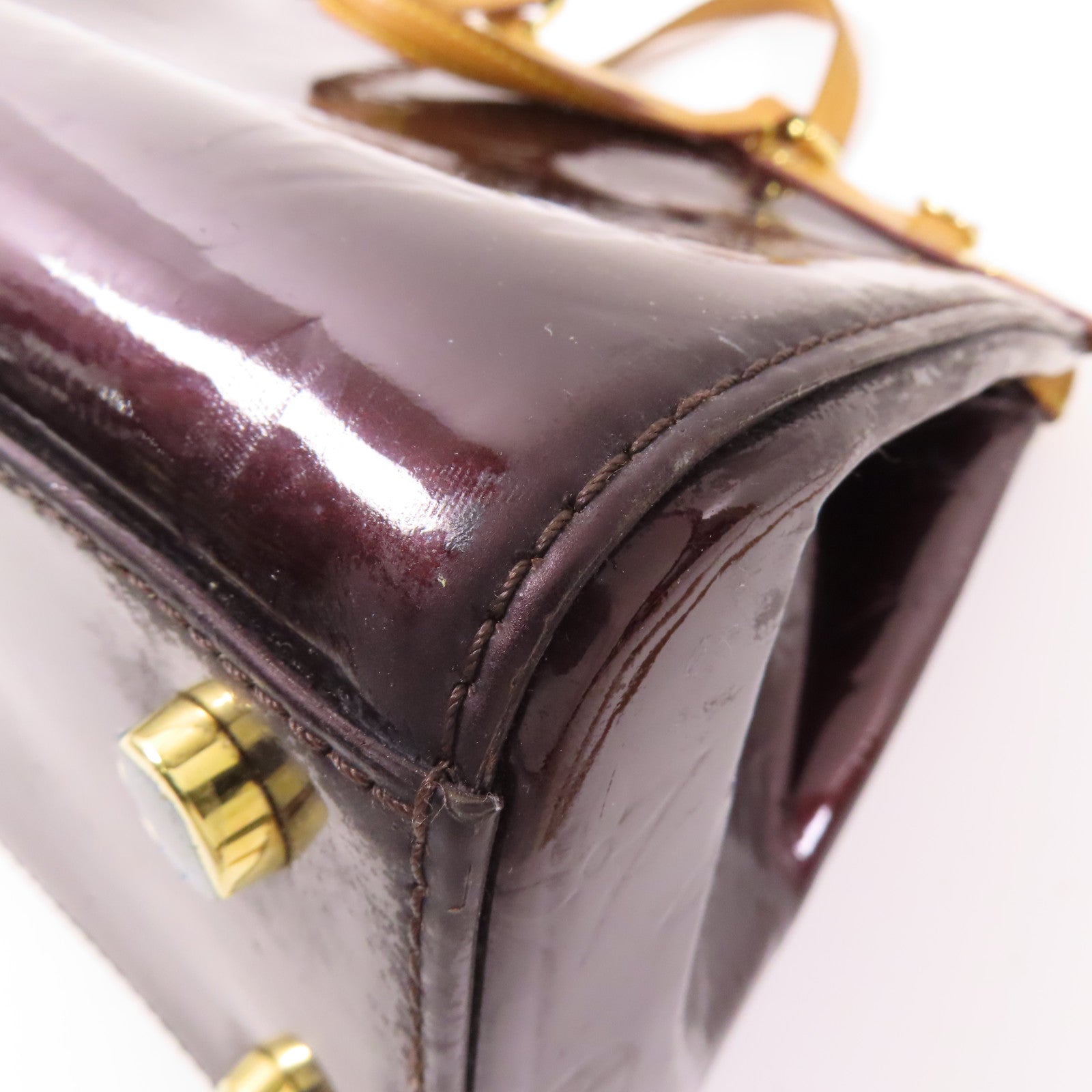 LOUIS VUITTON Vernis Blair MM金扣手挽肩背兩用袋