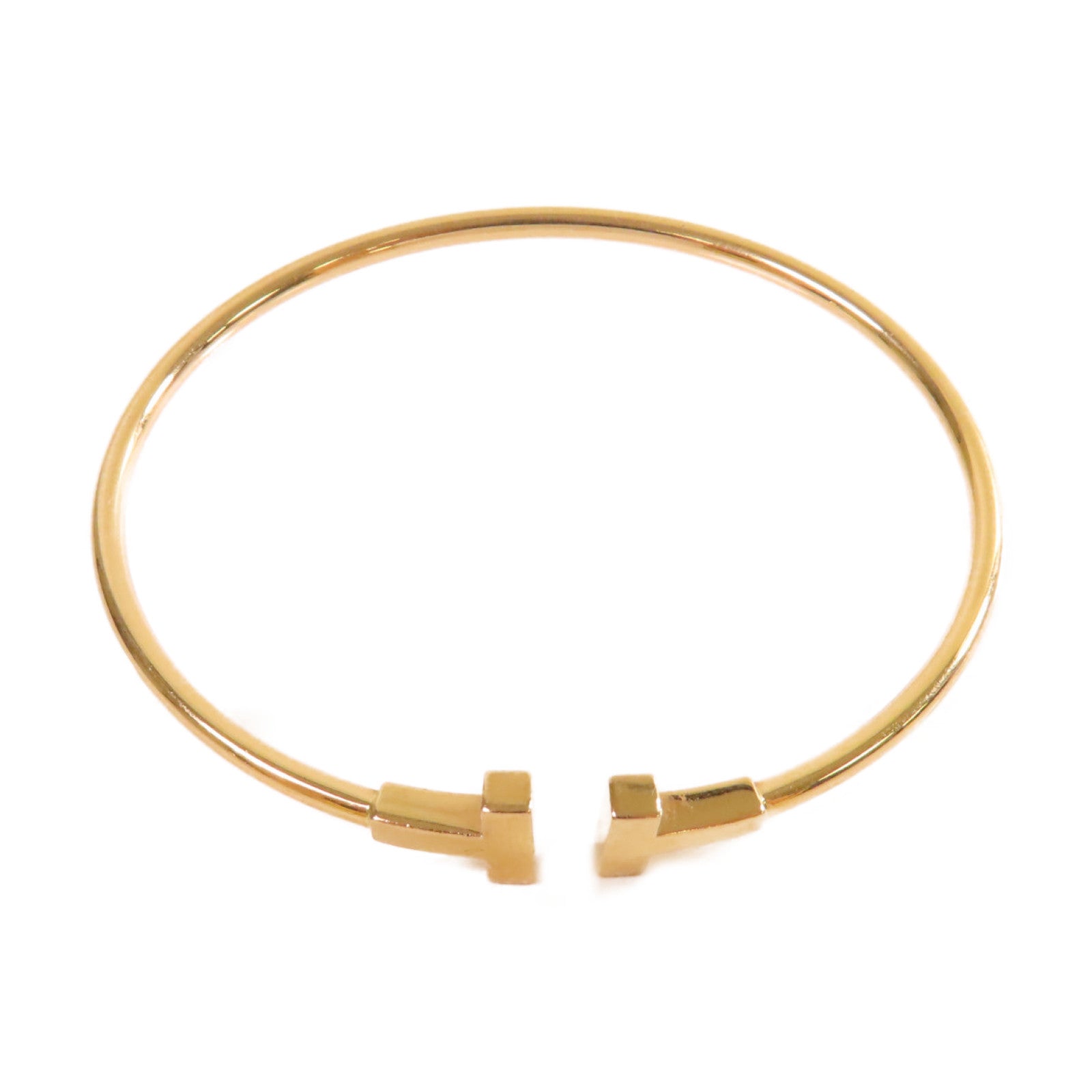 TIFFANY＆CO 18K黃金T Wire Bracelet手鐲