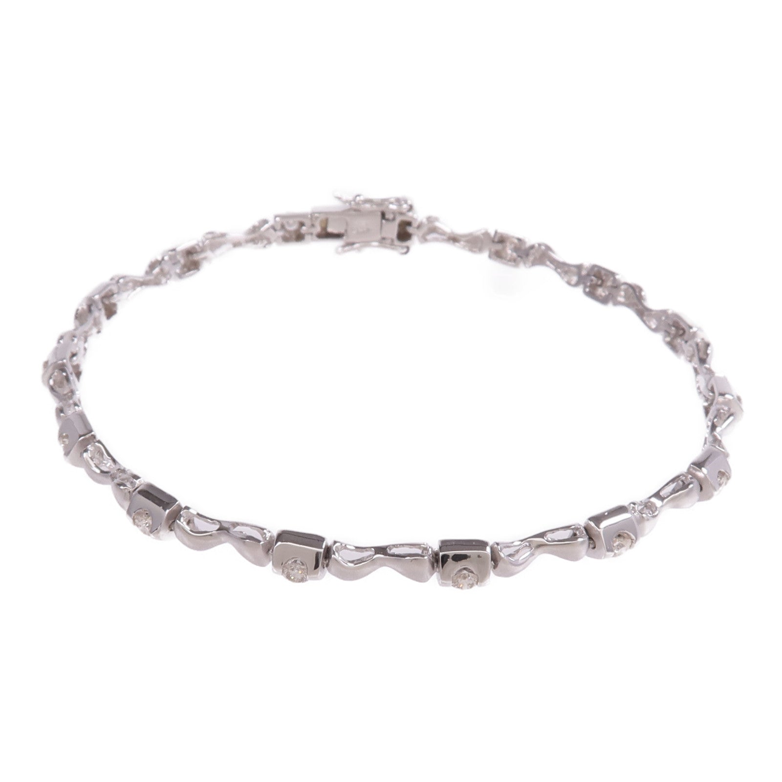JEWELRY 18K白金Diamond Bracelet鑽石手鏈