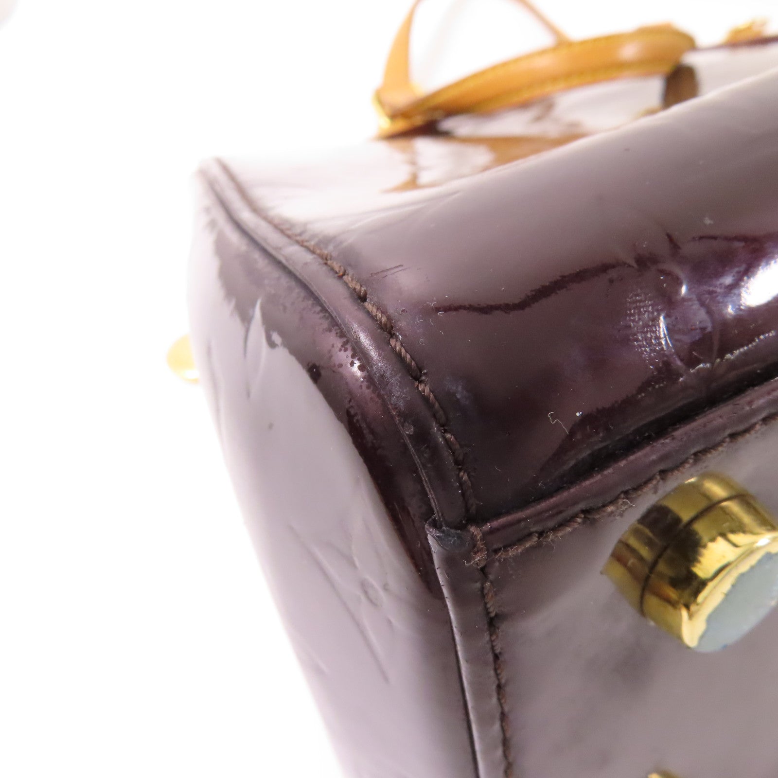 LOUIS VUITTON Vernis Blair MM金扣手挽肩背兩用袋