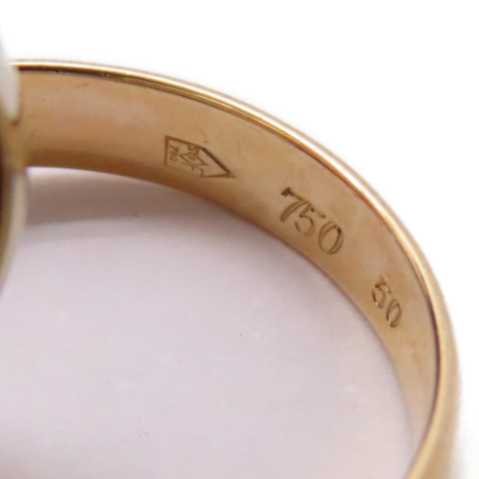 CARTIER 18K黃金/白金/玫瑰金Trinity Ring戒指US#5.25/Cartier#50