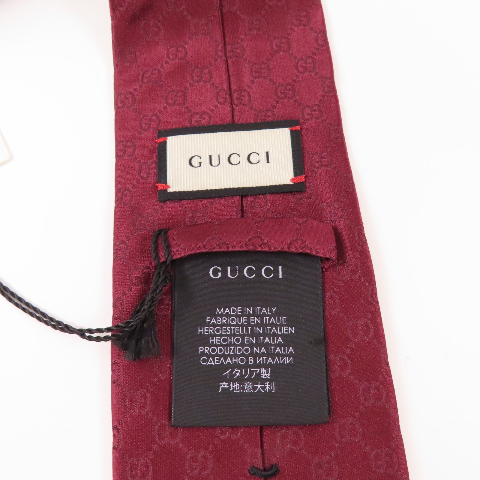 GUCCI 絲質Necktie領帶