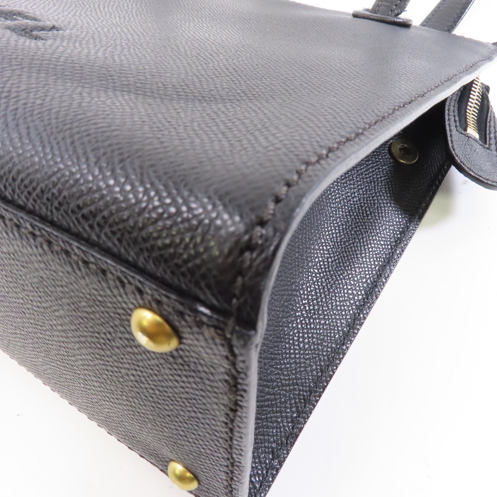 CHANEL 【激減優惠】牛皮皮革Vanity Tote Bag金扣肩背袋黑色
