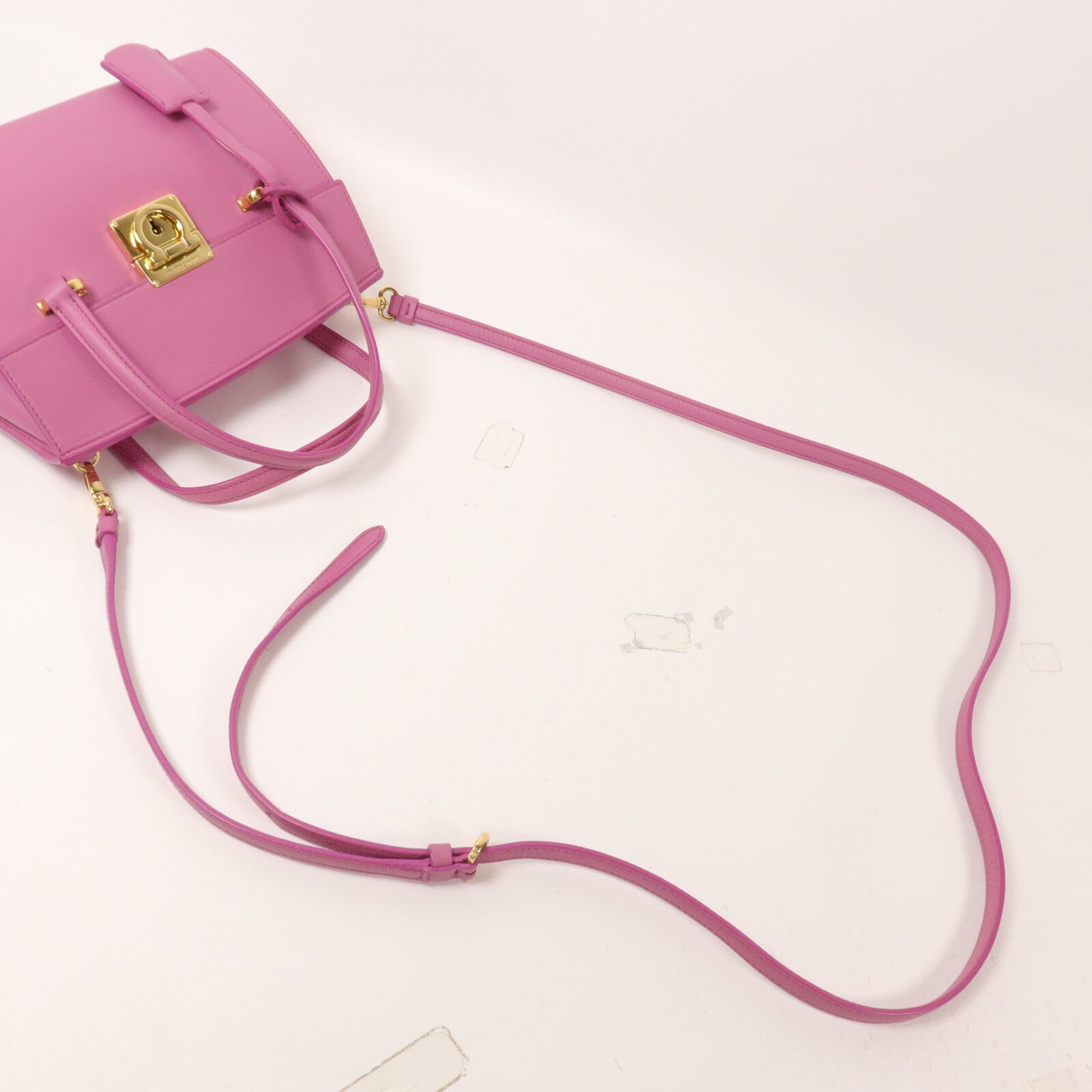 Salvatore Ferragamo 牛皮皮革Shoulder Bag手挽肩背兩用袋