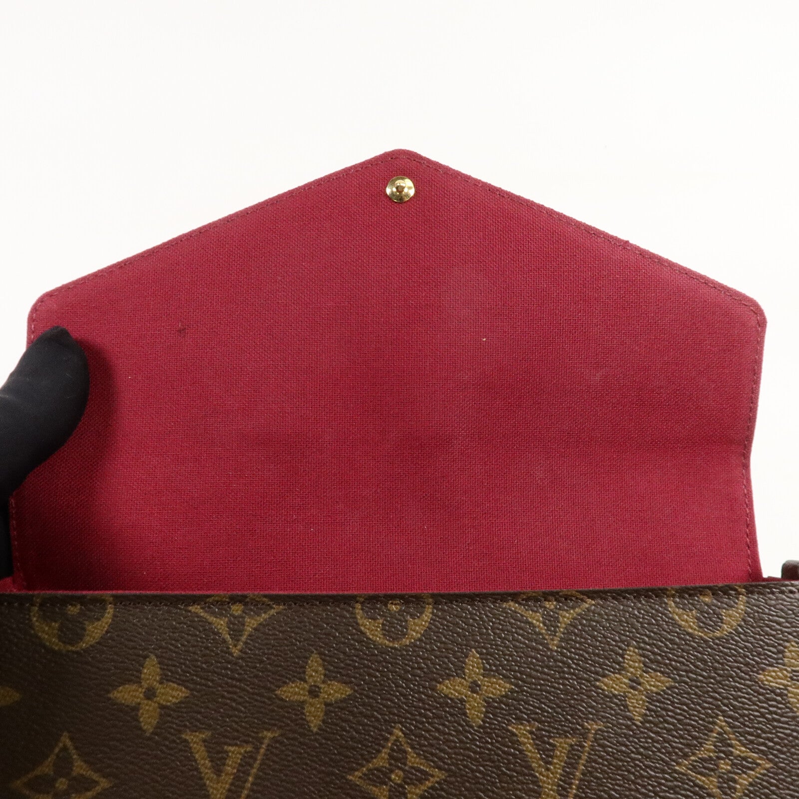 LOUIS VUITTON Monogram Pochette Felicie鏈帶肩背袋