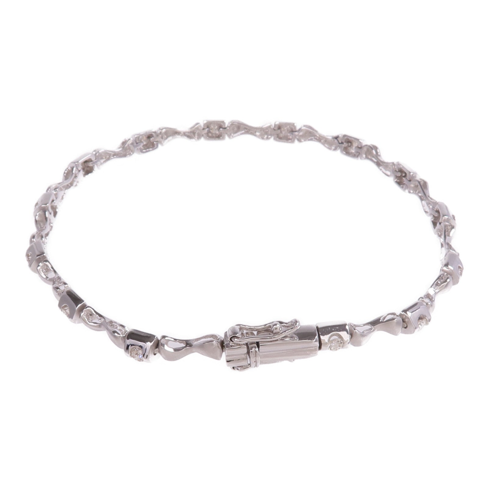 JEWELRY 18K白金Diamond Bracelet鑽石手鏈