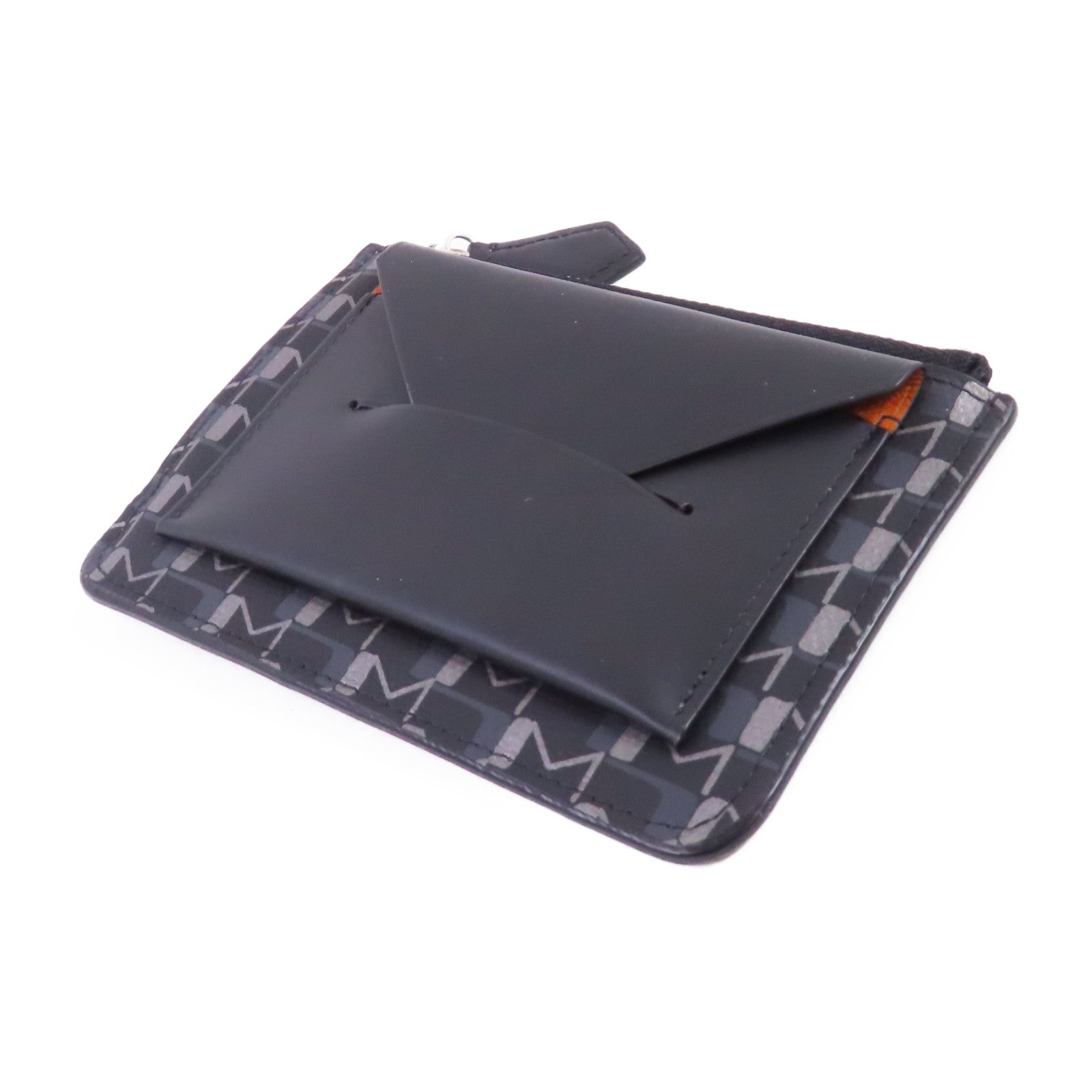 SELECTION 牛皮皮革Moynat Card Case銀扣卡套