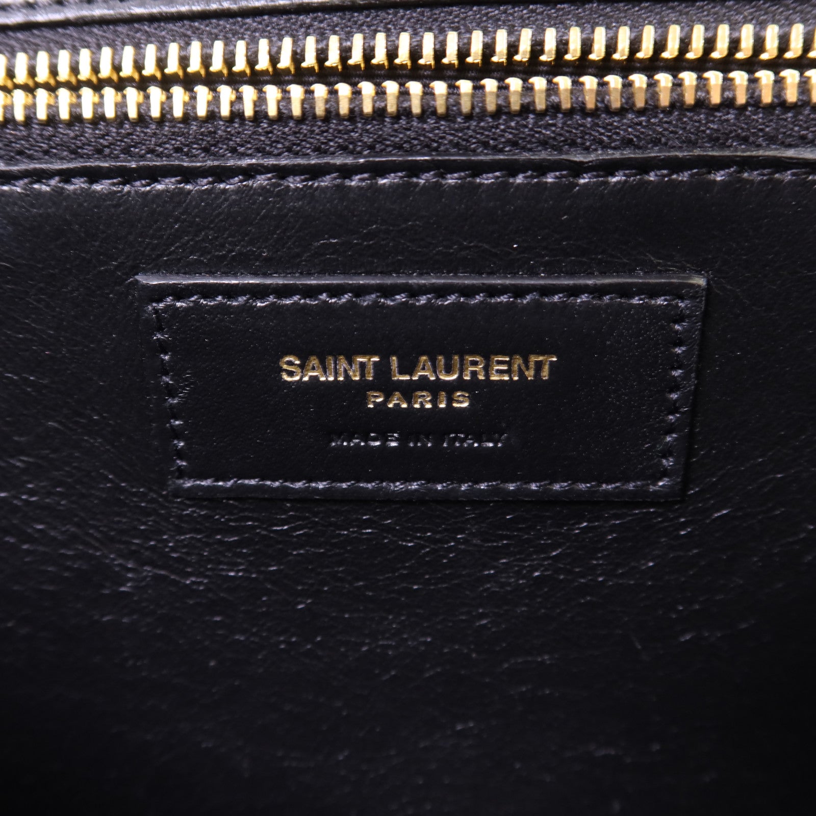 SAINT LAURENT 絨布Sac Ming Jamie金扣鏈帶肩背袋