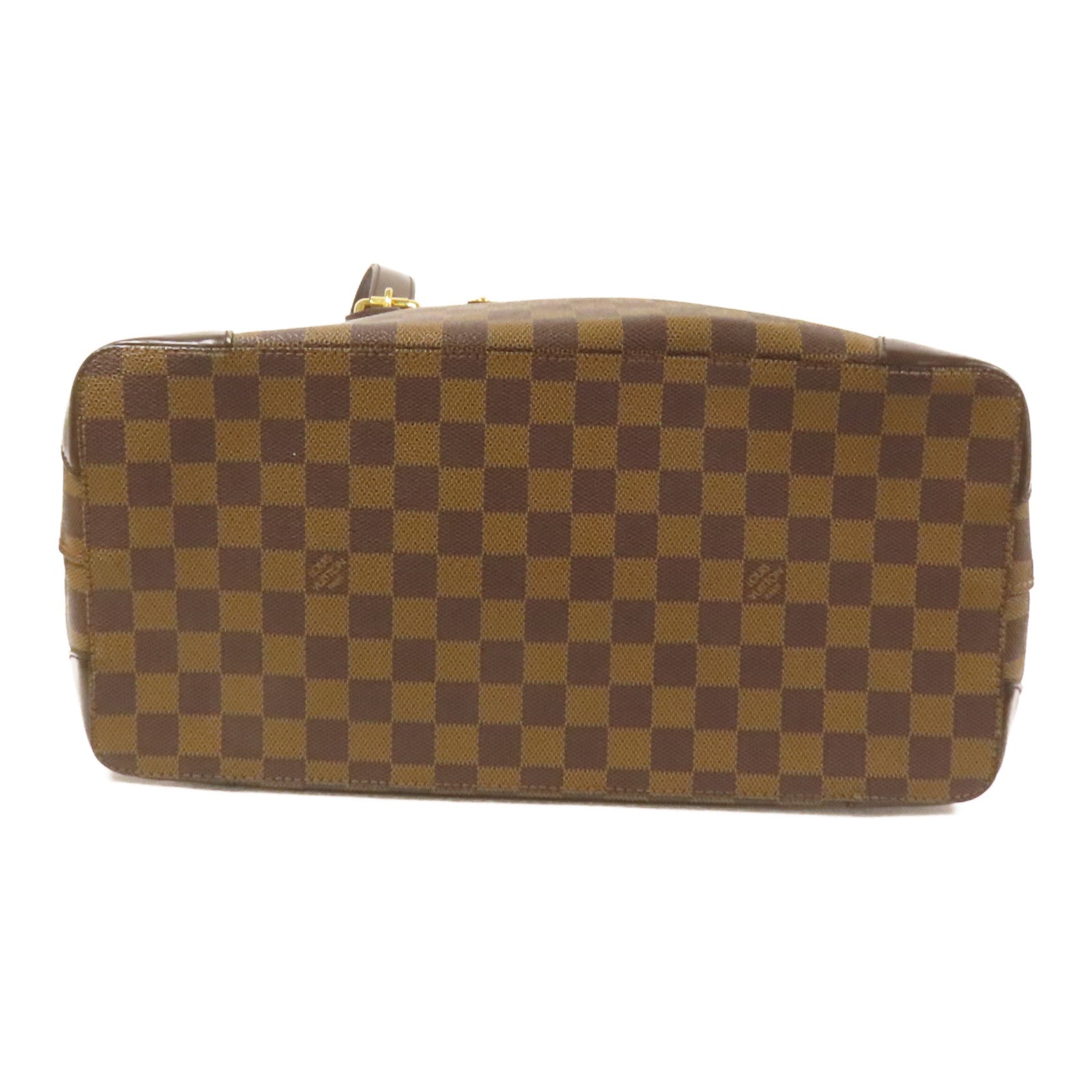 LOUIS VUITTON Damier Hampstead MM金扣手挽袋
