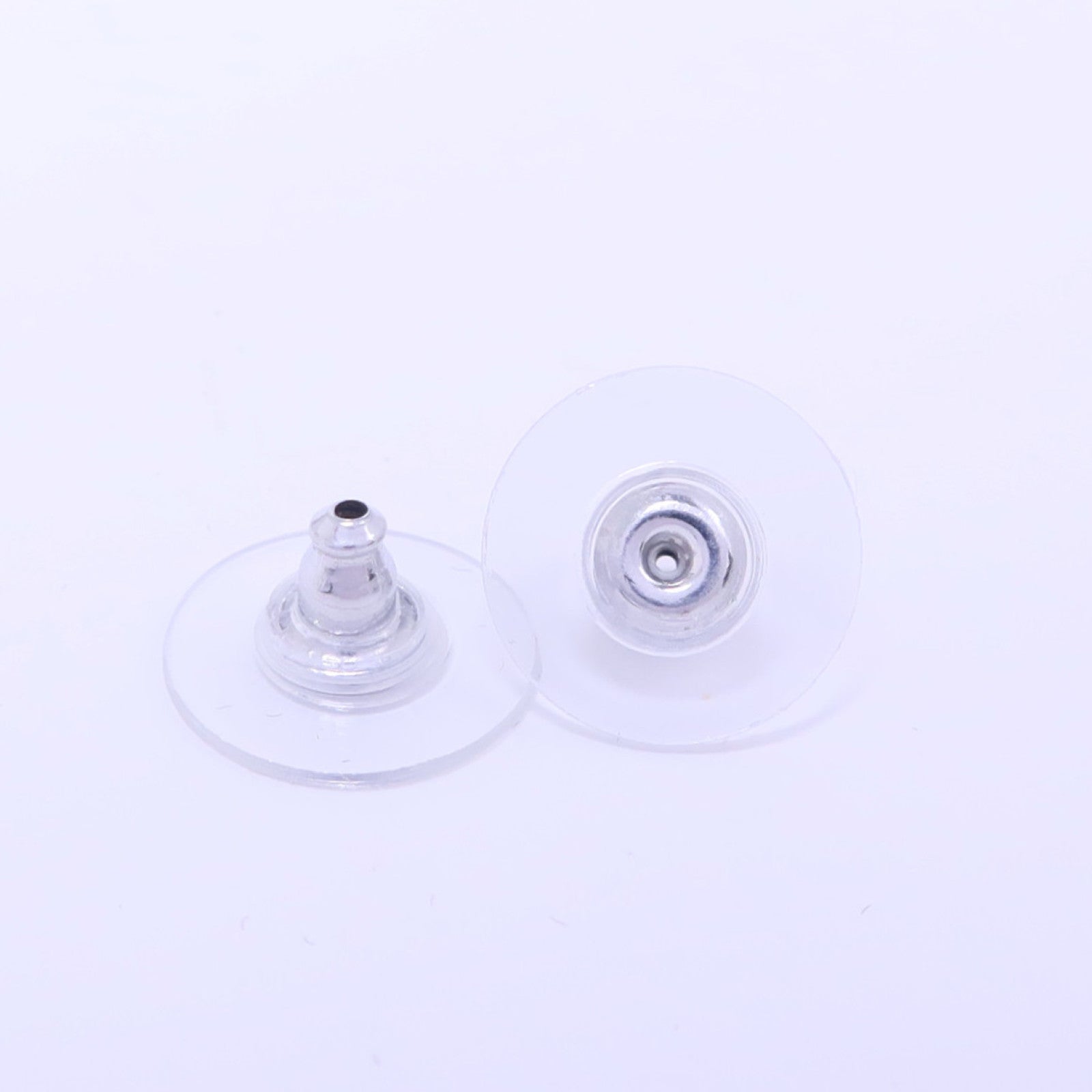 CHANEL 金屬/水鑽CC Earrings銀扣耳環