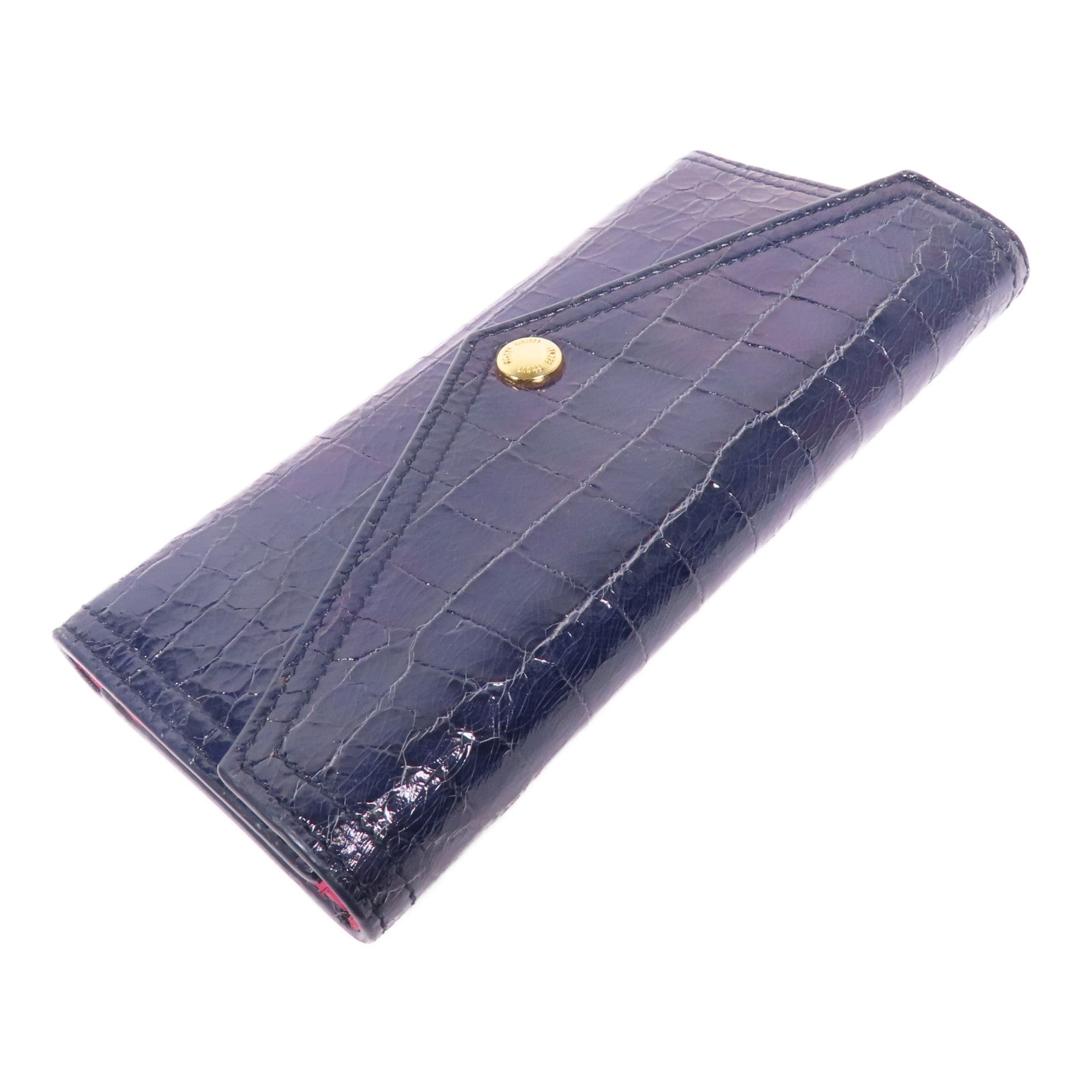 Miu Miu 皮革Long Wallet金扣長錢包
