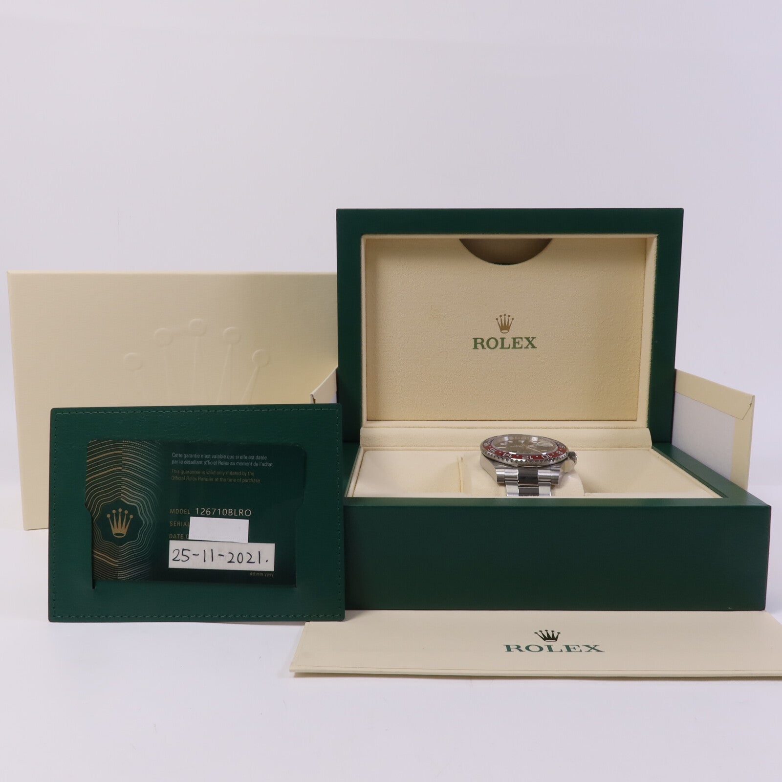 ROLEX GMT MasterⅡ126710BLRO