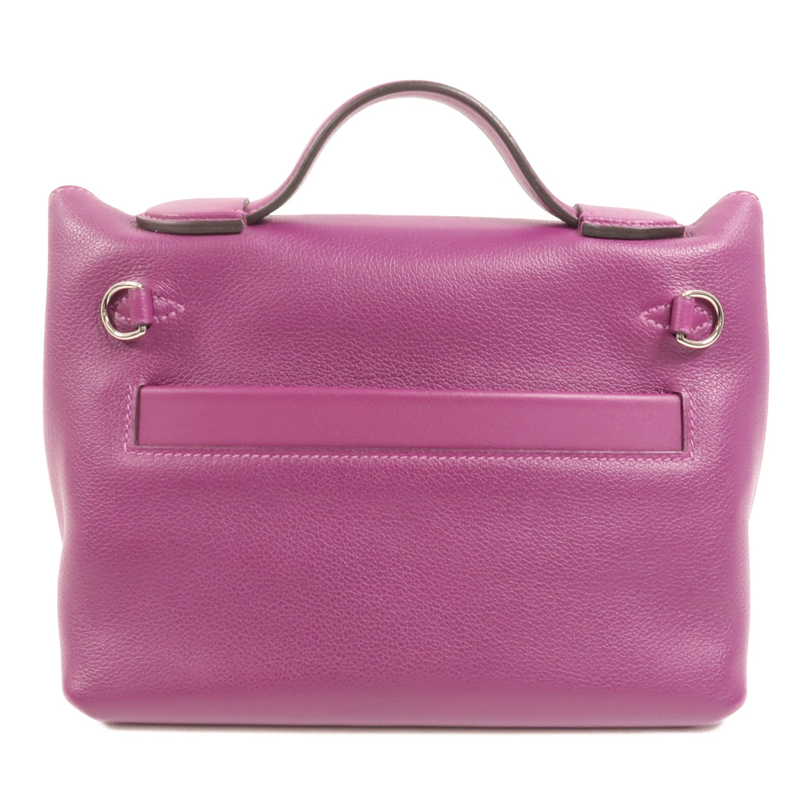 HERMES Evercolor皮革24/24 Mini手挽肩背兩用袋Anemone