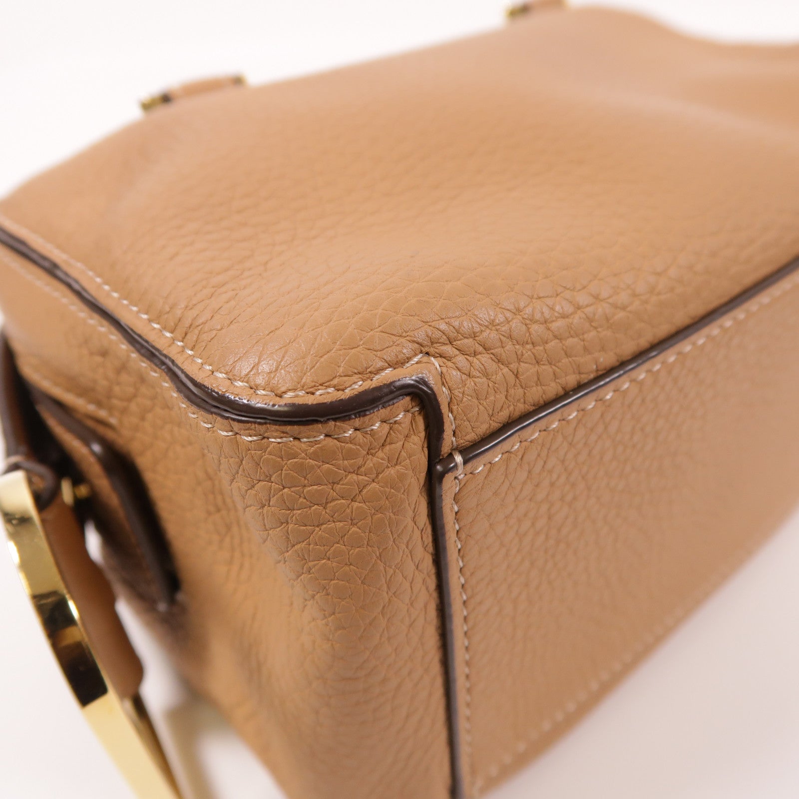 SELECTION 牛皮皮革Delvaux Cool Box Mini金扣手挽肩背兩用袋