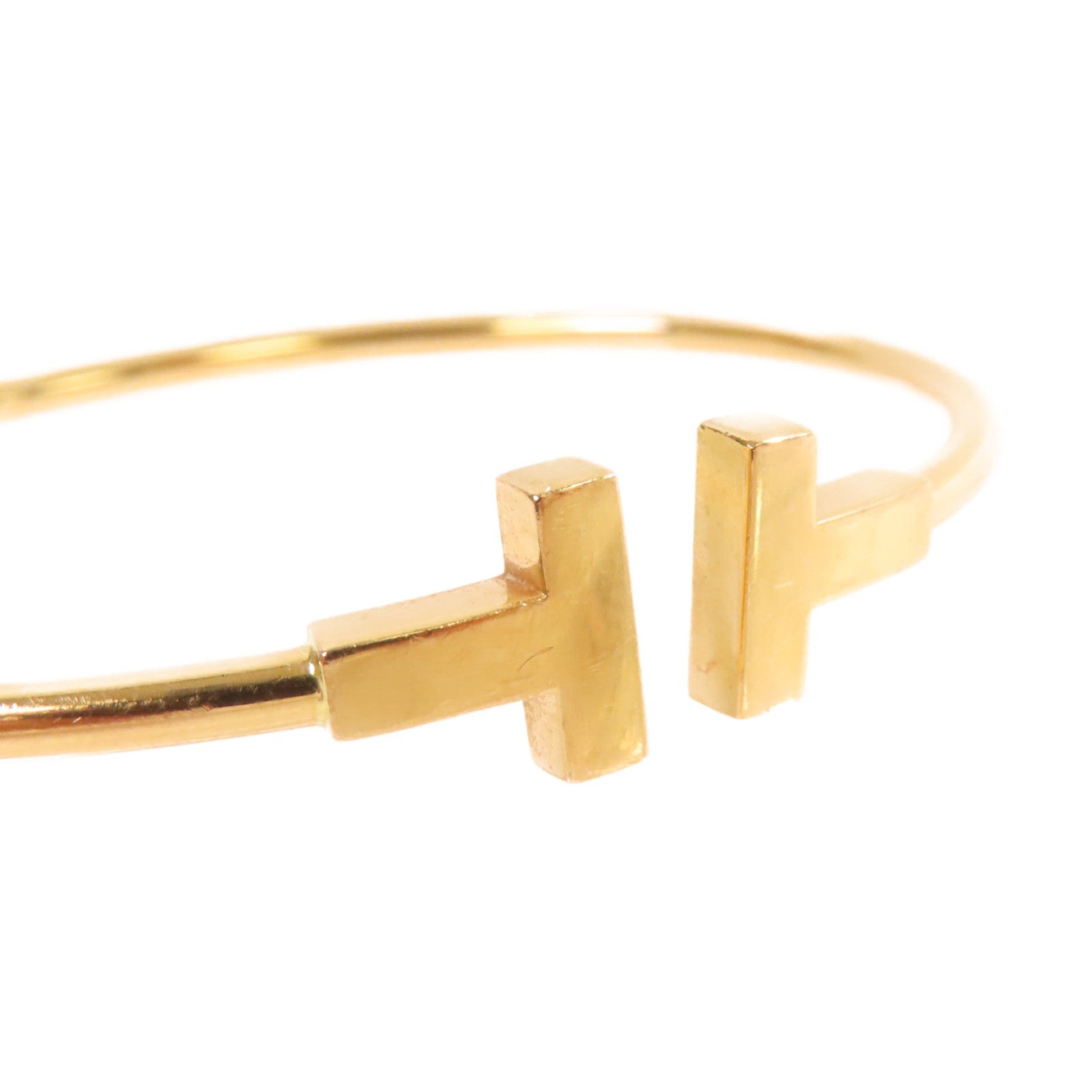 TIFFANY＆CO 18K黃金T Wire Bracelet手鐲