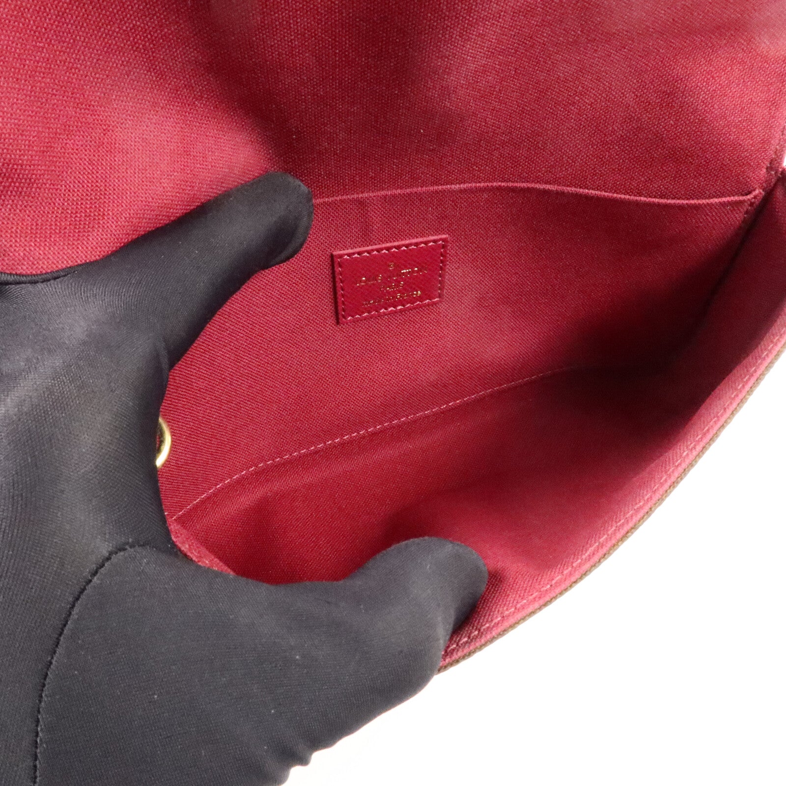 LOUIS VUITTON Monogram Pochette Felicie鏈帶肩背袋