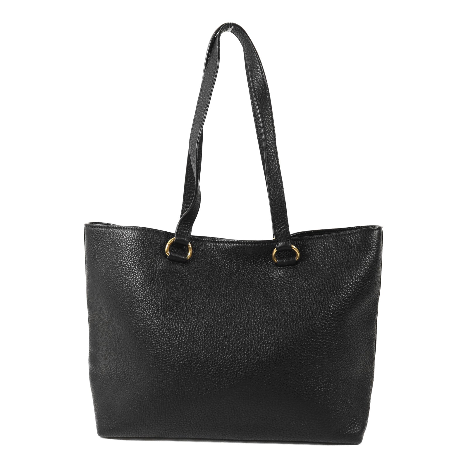 PRADA 牛皮皮革Shoulder Tote金扣肩背袋