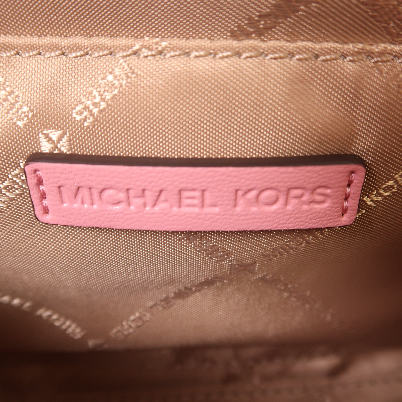 Michael Kors GHW Whitney Shoulder Bag 30F8TXIL1T622 1234 Calfskin Leather Pink