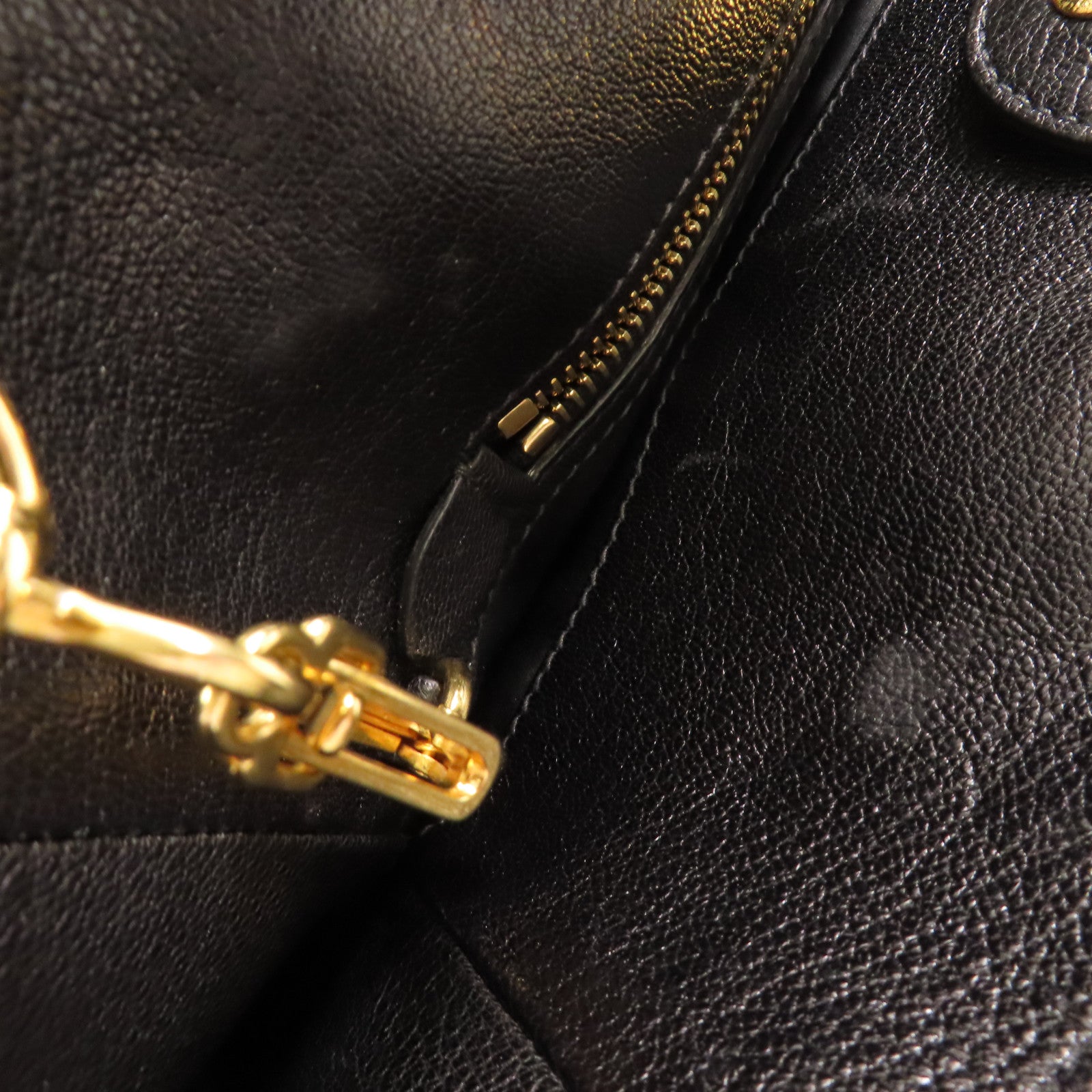 Miu Miu 皮革2 Way Bag金扣手挽肩背兩用袋