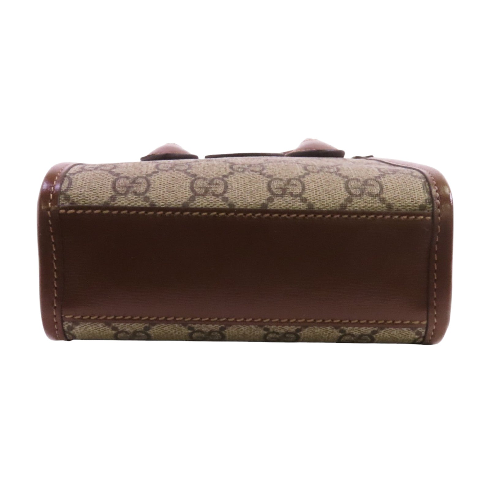 GUCCI 塗層帆布Interlocking G Mini金扣手挽肩背兩用袋