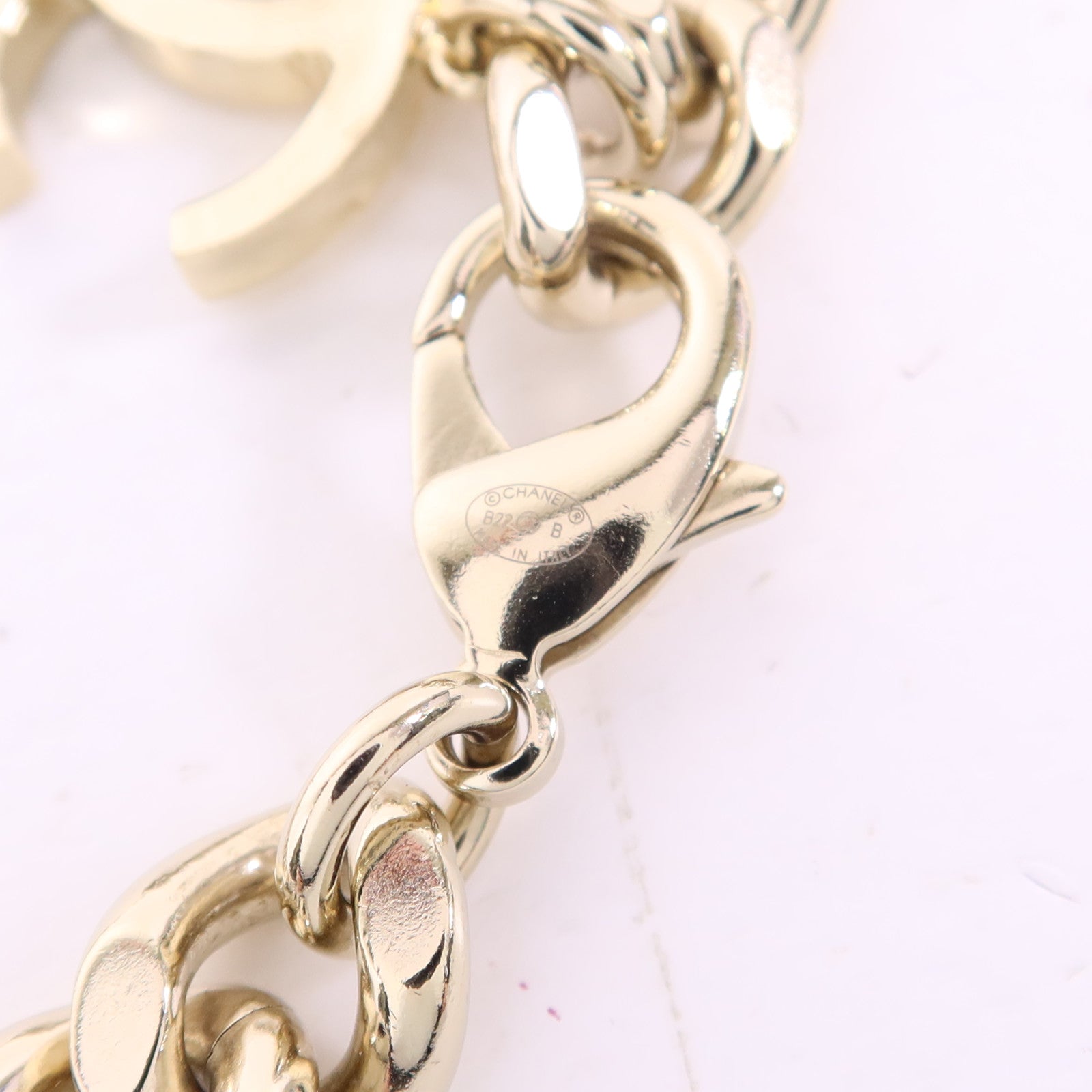 CHANEL 金屬/水晶Chain Belt鍊腰帶