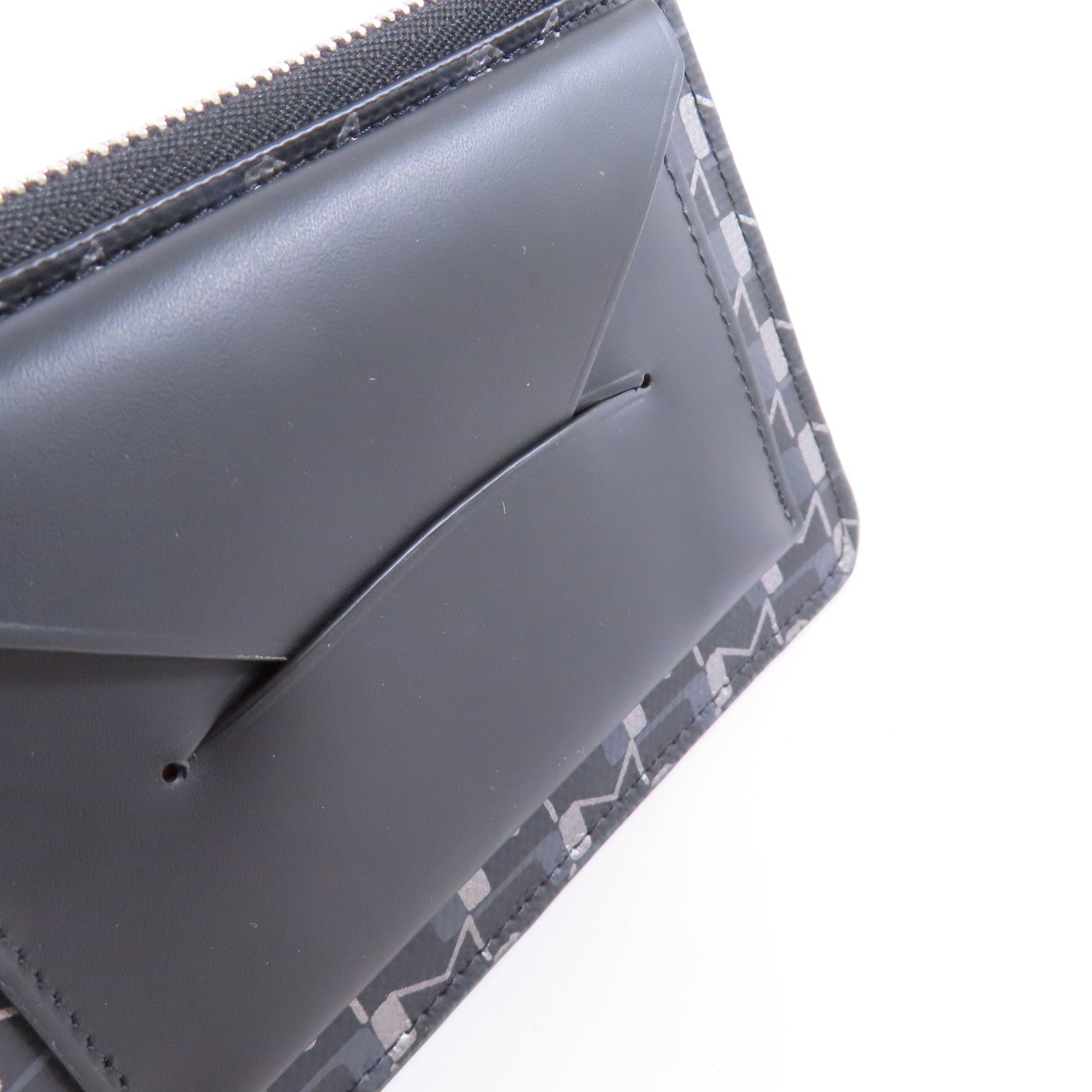 SELECTION 牛皮皮革Moynat Card Case銀扣卡套