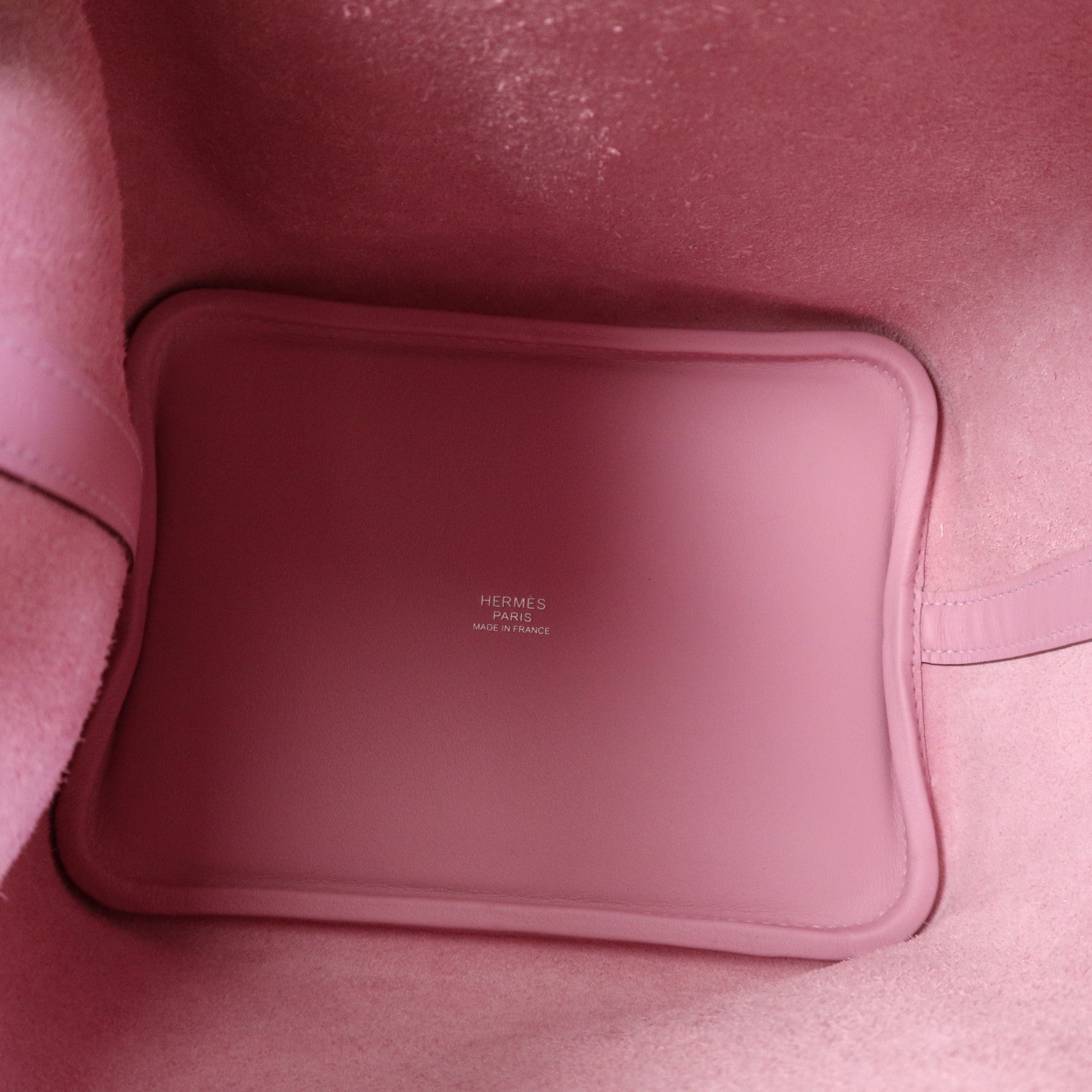 HERMES Swift皮革Picotin PM銀扣手挽袋Mauve Sylvestre