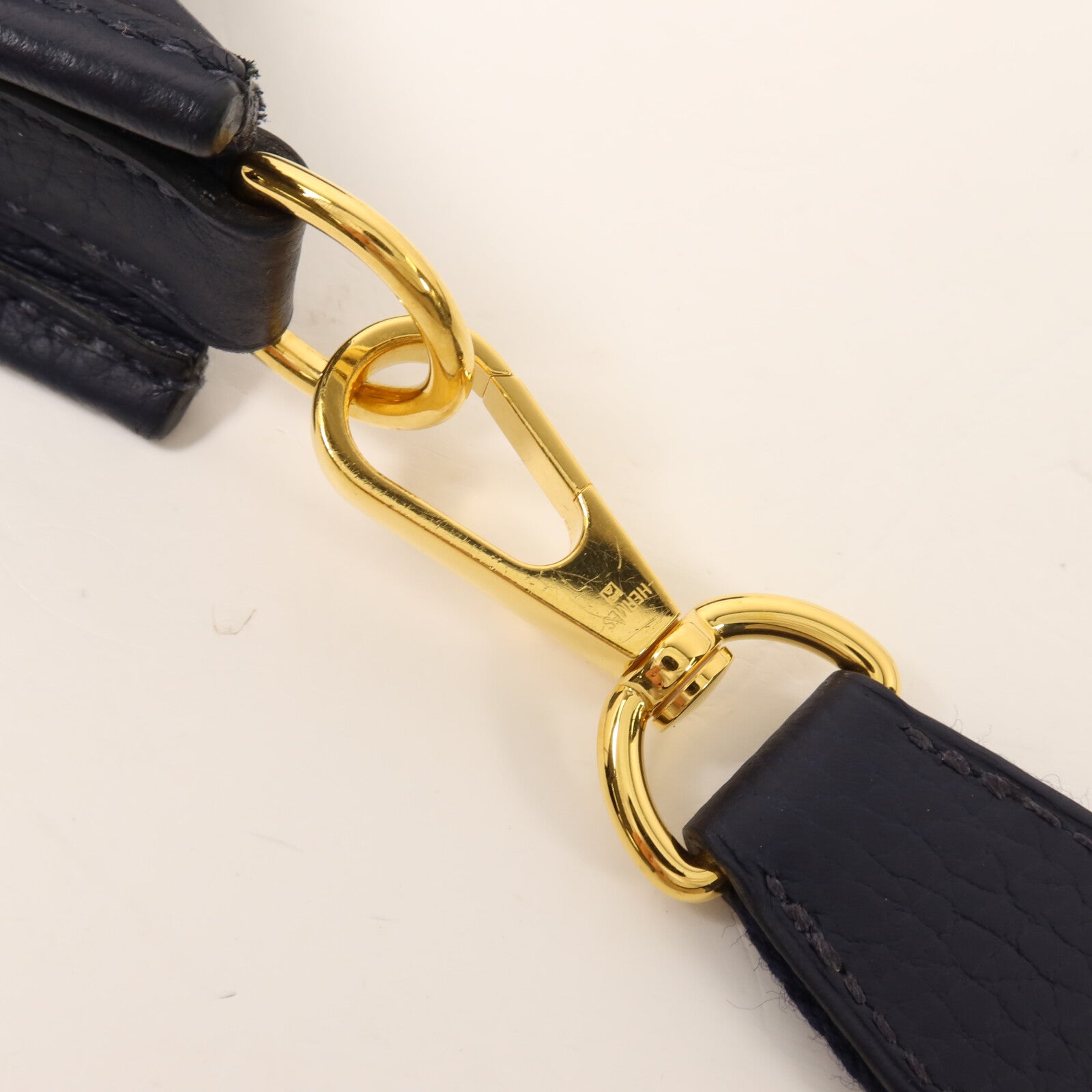 HERMES Clemence皮革Evelyne TPM肩背袋Bleu Nuit