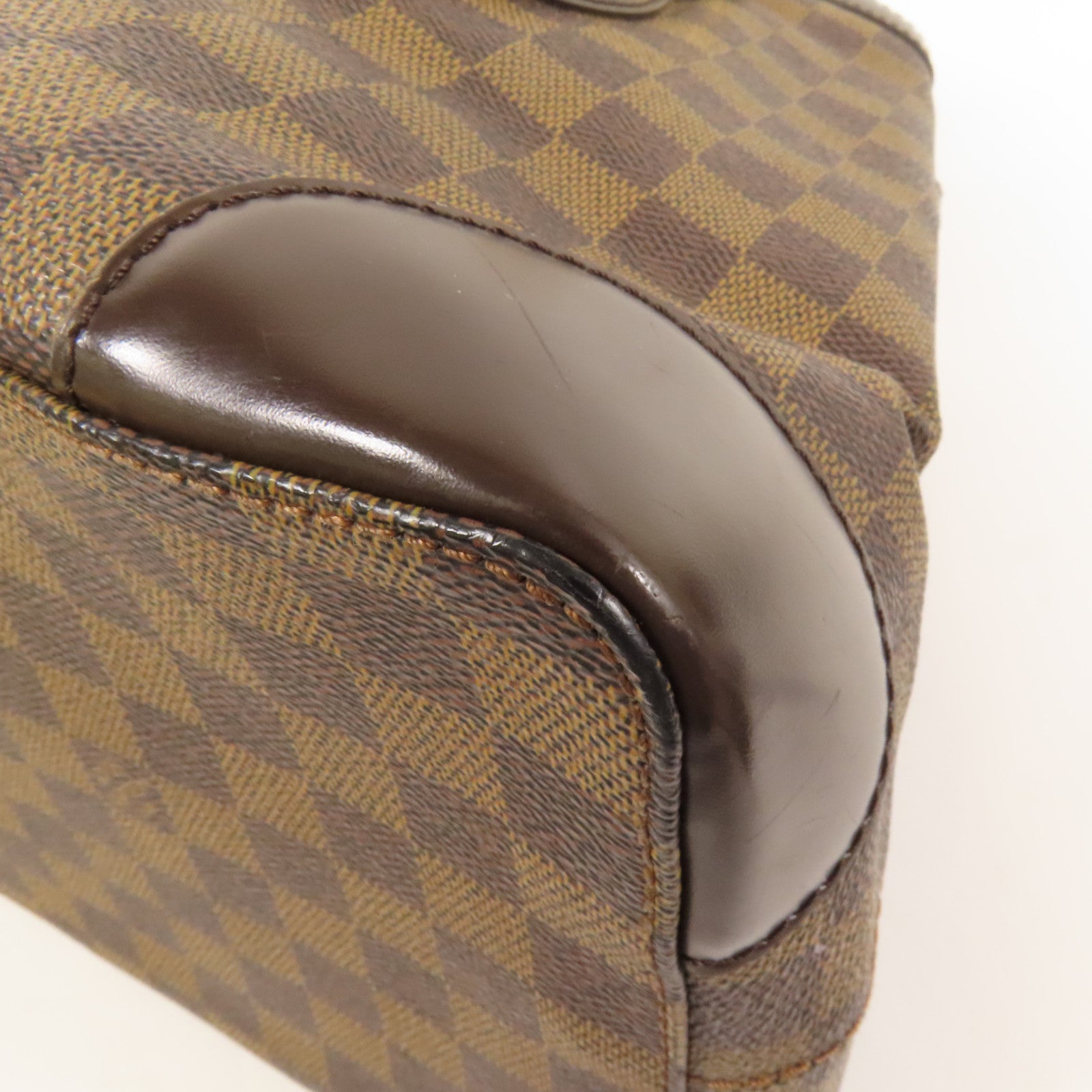 LOUIS VUITTON Damier Hampstead MM金扣手挽袋