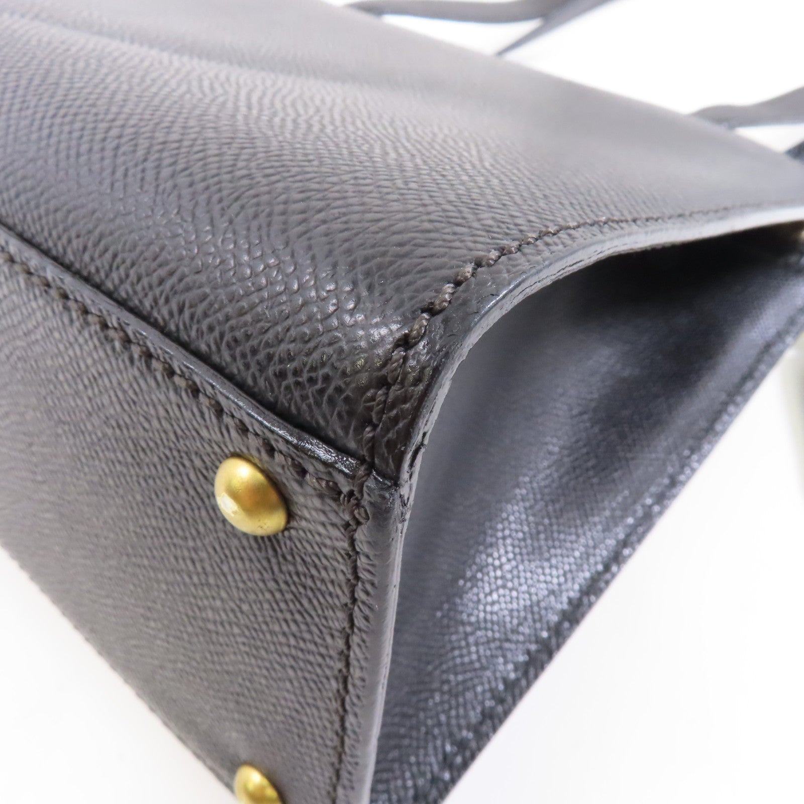 CHANEL 【激減優惠】牛皮皮革Vanity Tote Bag金扣肩背袋黑色