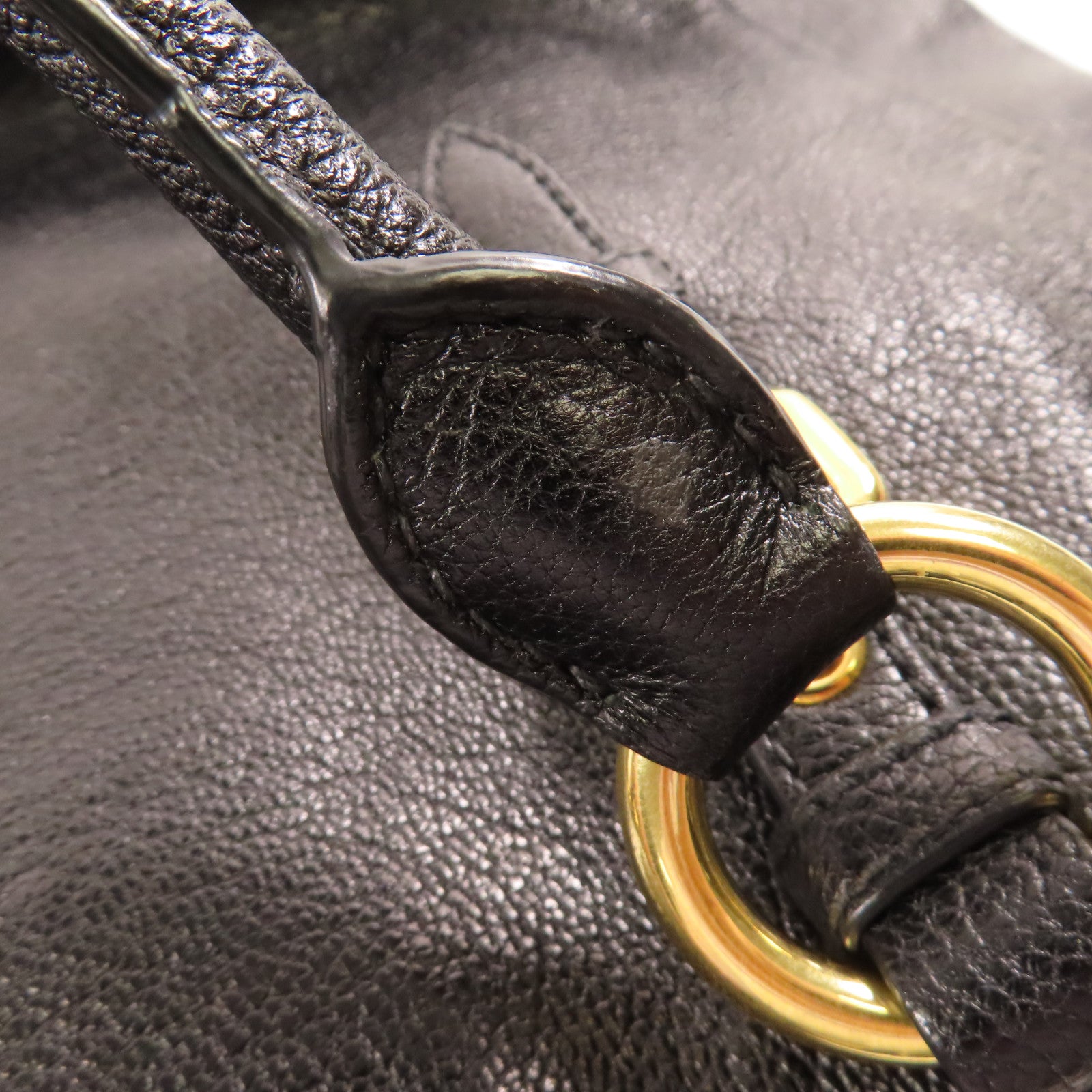 Miu Miu 皮革2 Way Bag金扣手挽肩背兩用袋